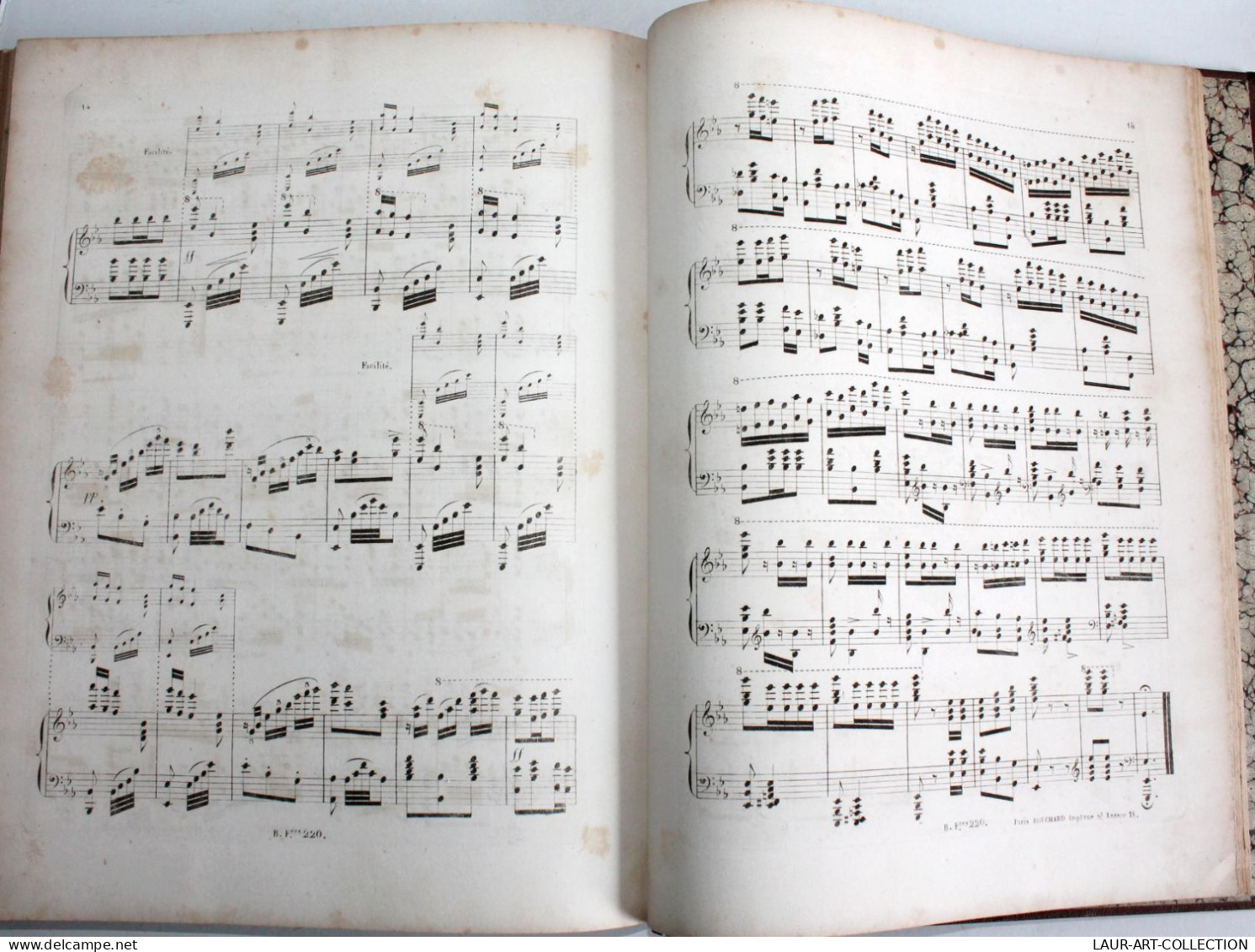 RARE 28 PARTITION PIANO EN 1 VOLUME! TYROLIENNE, CARNAVAL VENISE, PETITE FILEUSE / ANCIEN LIVRE ART XIXe (1803.258) - Keyboard Instruments