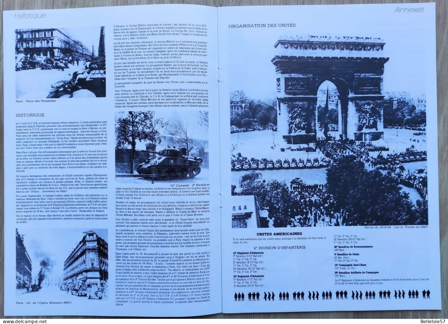 Anniversaire De La Libération De Paris - La 2e DB à Paris 1944 - JEU DE STRATEGIE Descartes - Sonstige & Ohne Zuordnung