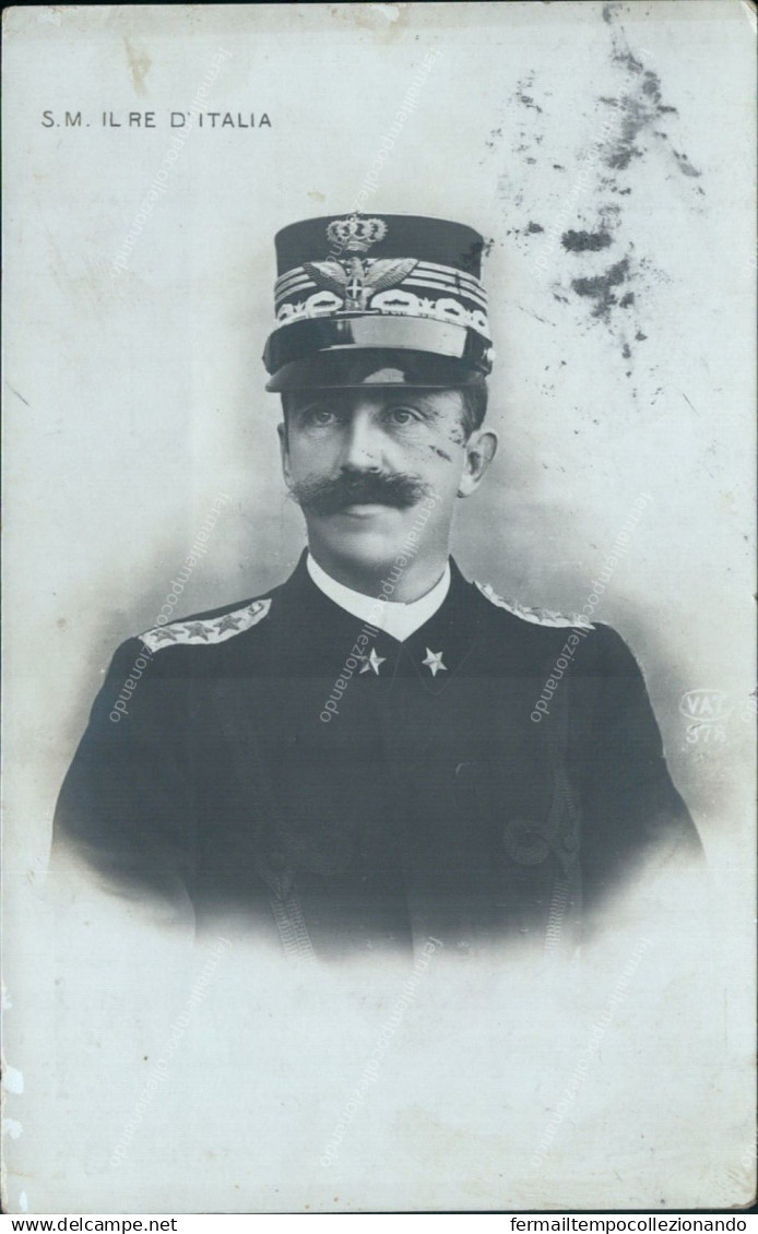 Cs566 Cartolina  Personaggi Famosi S.m.il Re D'italia Vittorio Emanuele III - Künstler