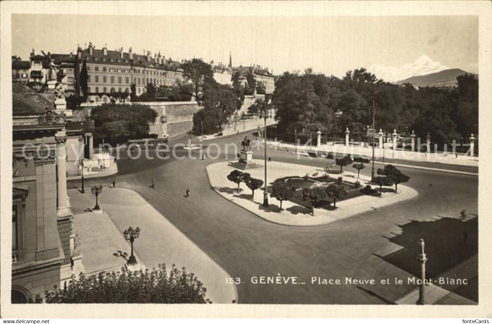 12473097 Geneve GE Place Neuve Et Le Mont-Blanc Geneve - Andere & Zonder Classificatie