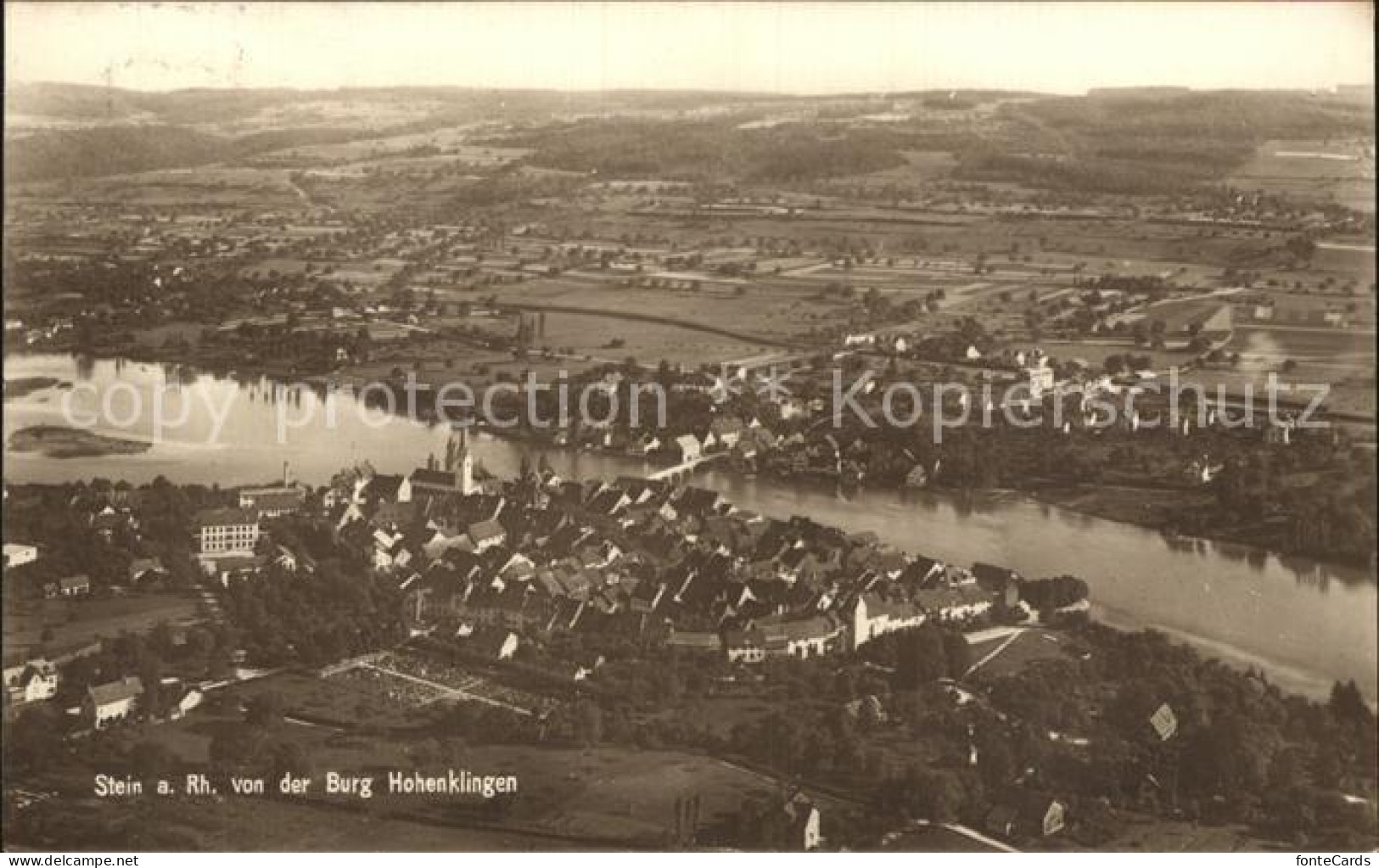 12472947 Stein Rhein Blick Vom Schloss Hohenklingen Stein Am Rhein - Other & Unclassified