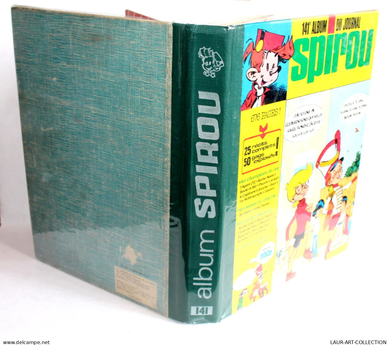 ALBUM DU JOURNAL SPIROU N°141 1976 DUPUIS 676 PAGES BD 25 RECIT 50 GAG ENFANTINA / LIVRE ENFANT JEUNESSE (1803.261) - Spirou Magazine