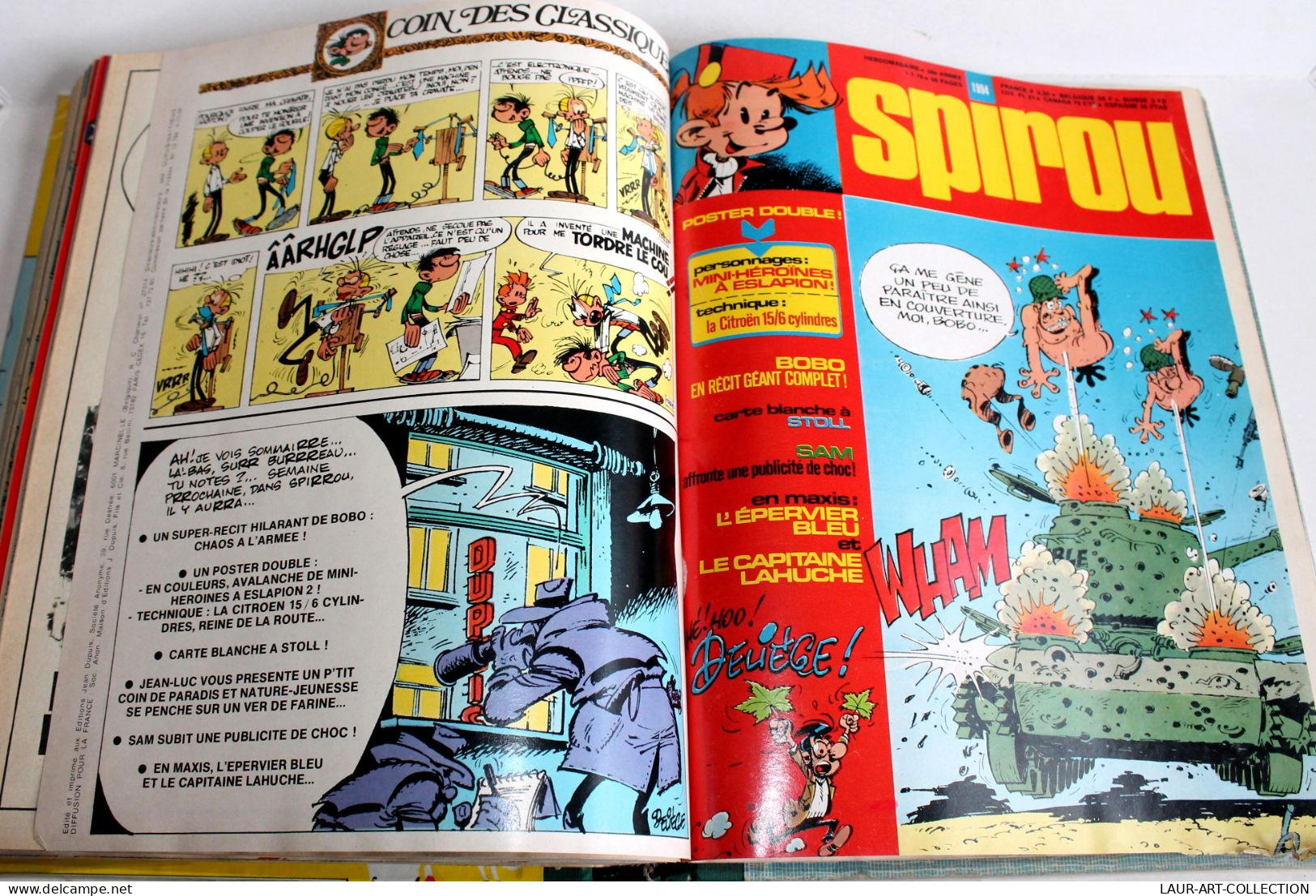 ALBUM DU JOURNAL SPIROU N°141 1976 DUPUIS 676 PAGES BD 25 RECIT 50 GAG ENFANTINA / LIVRE ENFANT JEUNESSE (1803.261) - Spirou Magazine