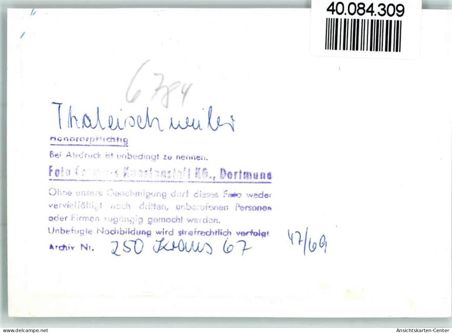 40084309 - Thaleischweiler-Froeschen - Altri & Non Classificati