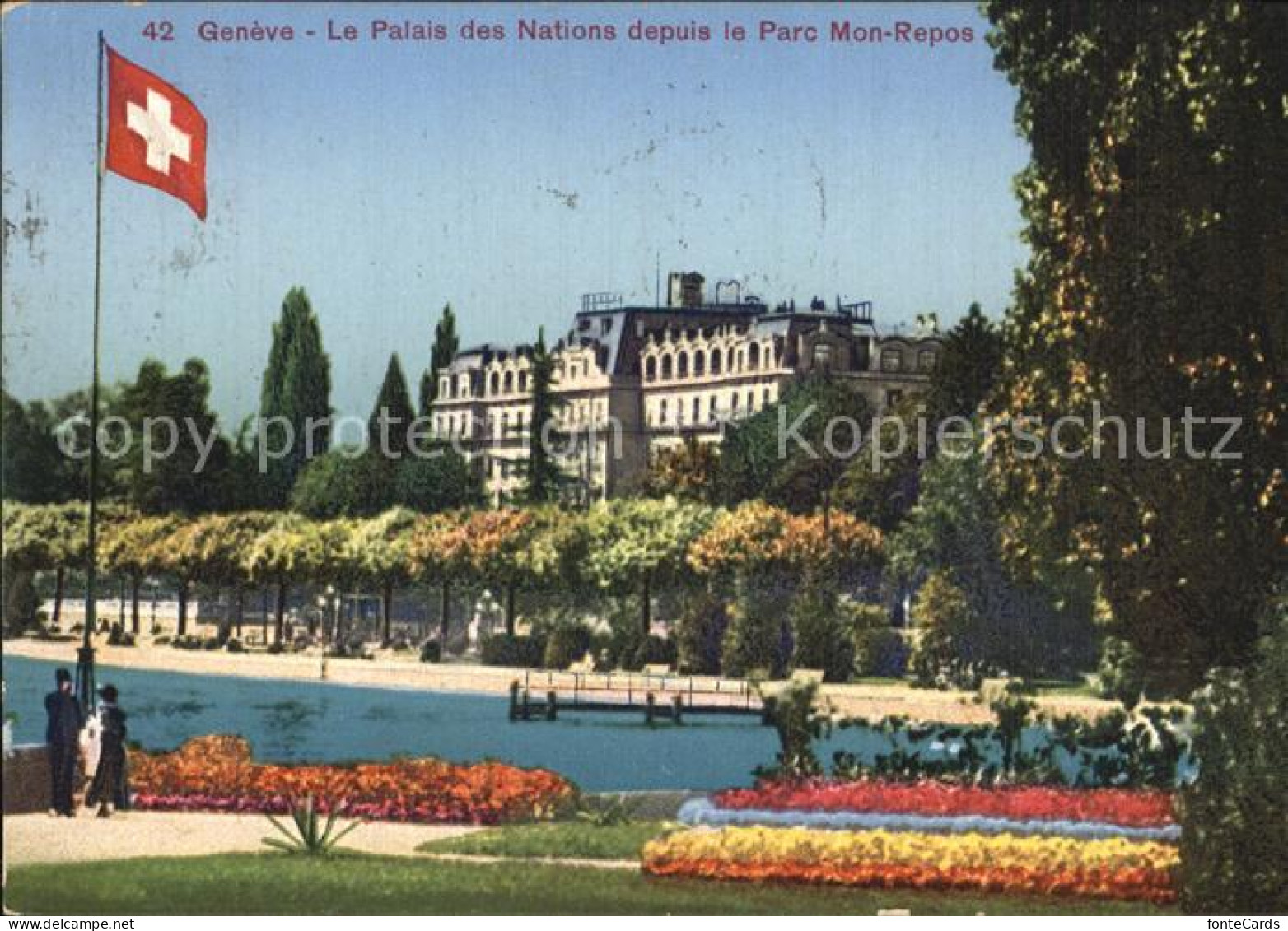 12472117 Geneve GE Le Palais Des Nations Parc Mon-Repos Geneve - Autres & Non Classés