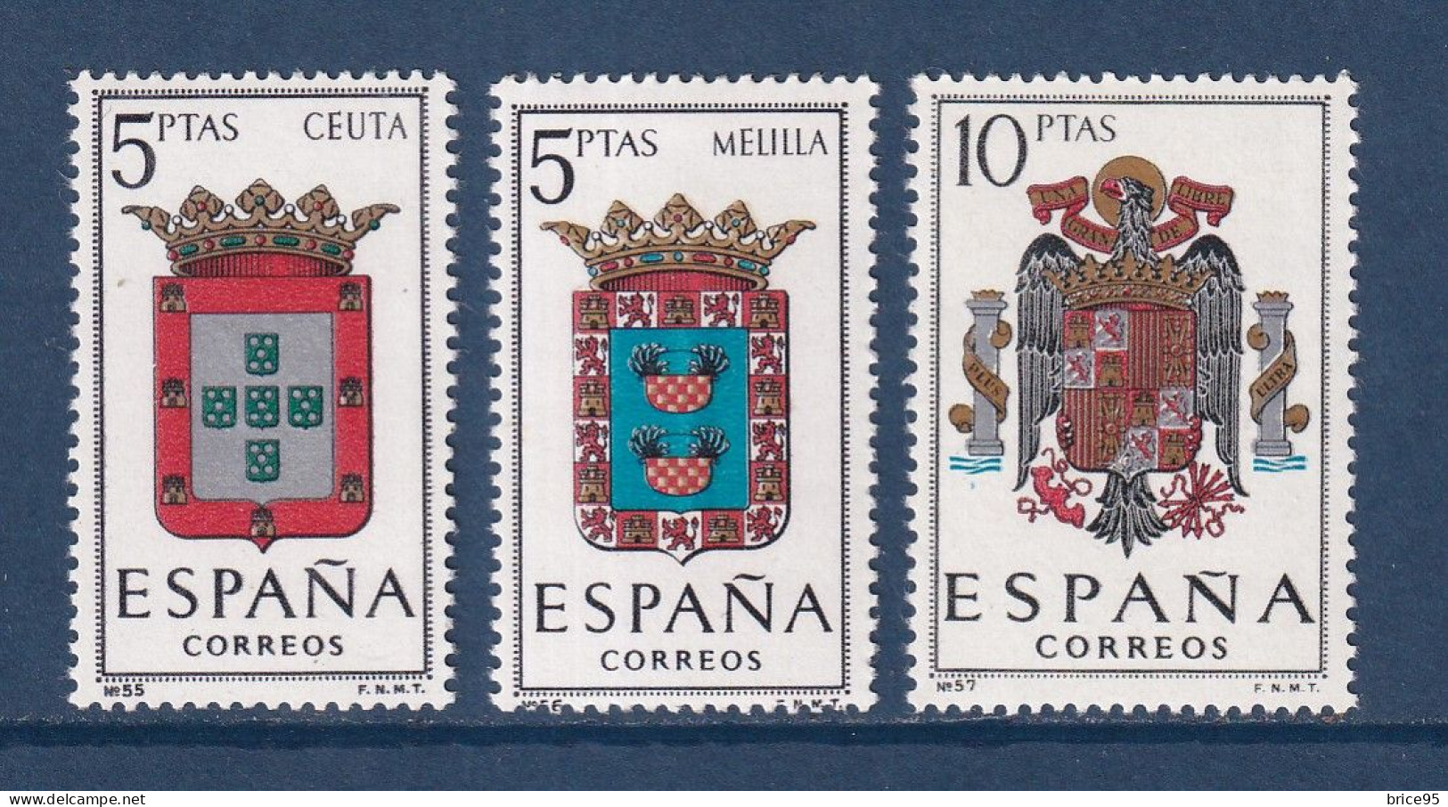 Espagne - YT N° 1390 à 1392 ** - Neuf Sans Charnière - 1966 - Nuovi