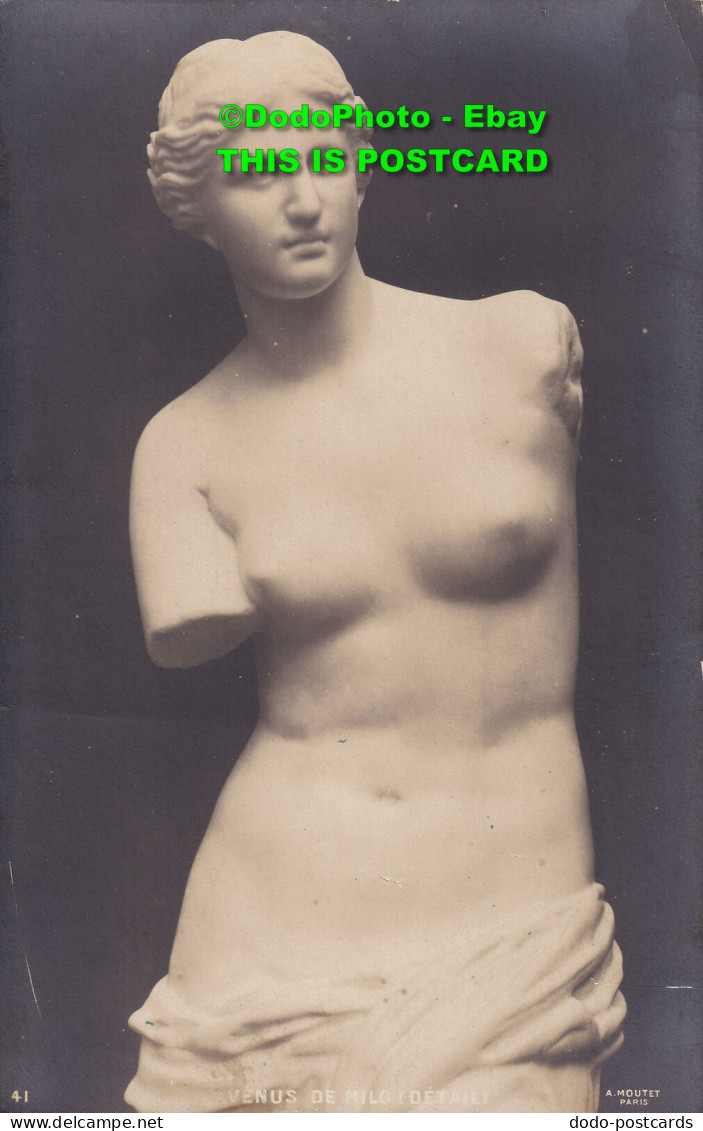 R385356 Venus De Milo Detail. 41. A. Moutet. Carte Postale - World