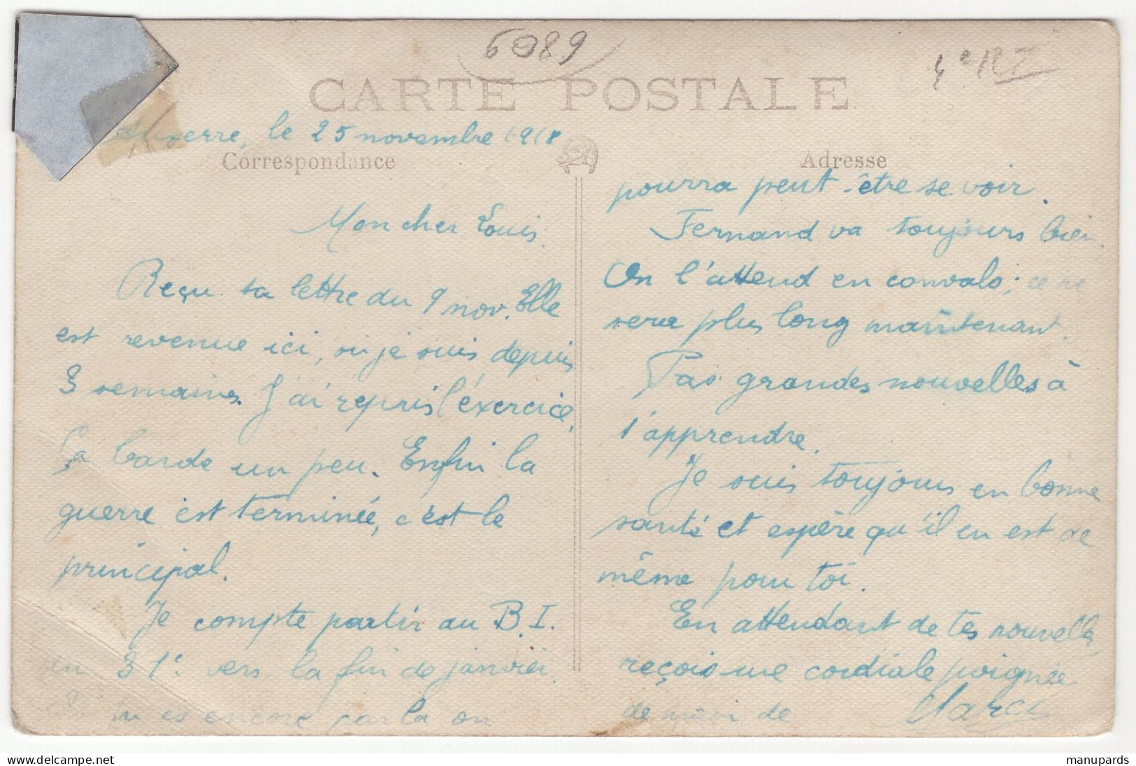 89 AUXERRE / CARTE PHOTO / 1918 / 4e  REGIMENT D'INFANTERIE ( AUXERRE )/ 31e - 46e - 82e - 131e RI / POILUS / MILITAIRES - Auxerre