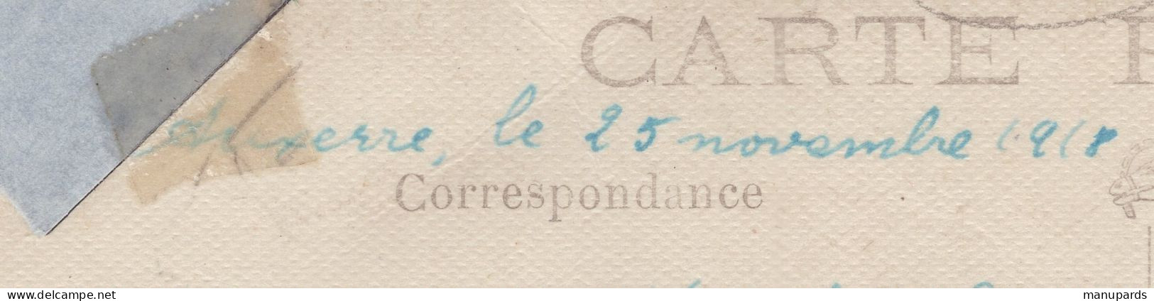 89 AUXERRE / CARTE PHOTO / 1918 / 4e  REGIMENT D'INFANTERIE ( AUXERRE )/ 31e - 46e - 82e - 131e RI / POILUS / MILITAIRES - Auxerre