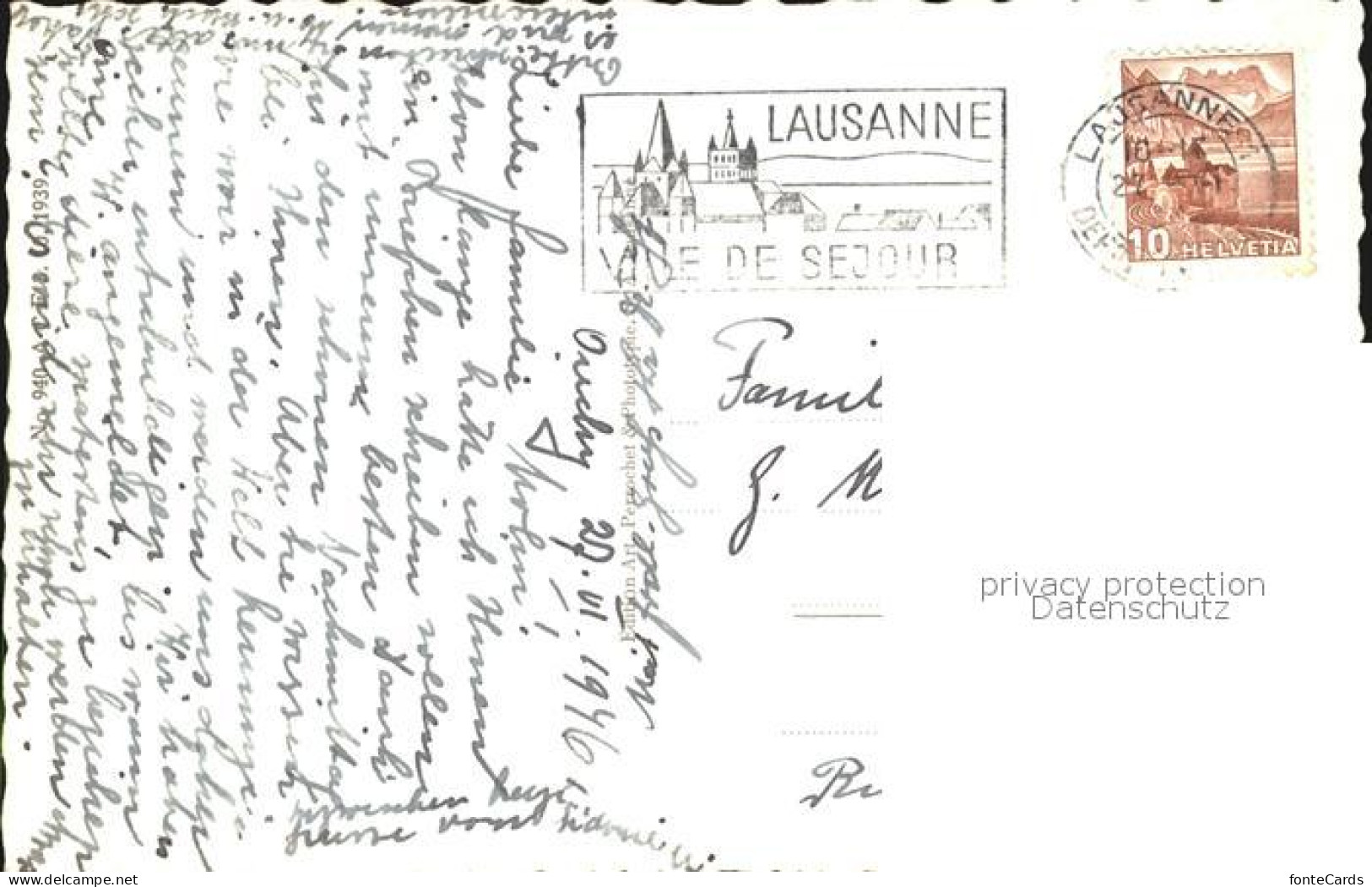 12459287 Lausanne VD Hotel Beau Rivage Palace Lausanne - Autres & Non Classés
