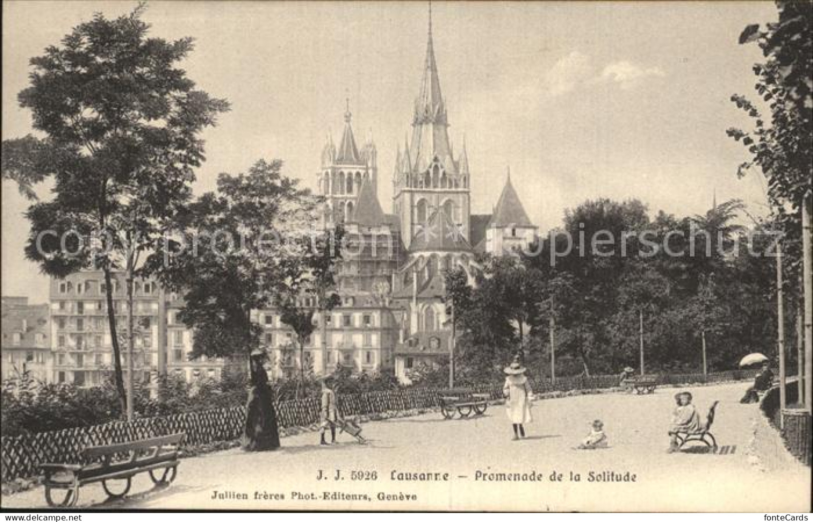 12458737 Lausanne VD Promenade Solitude Lausanne - Sonstige & Ohne Zuordnung