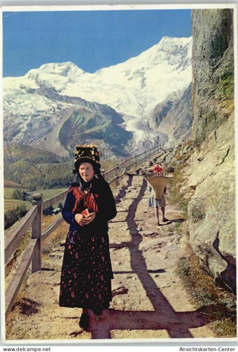 12027709 - Trachten Schweiz Saas Fee - 1965 AK - Vestuarios