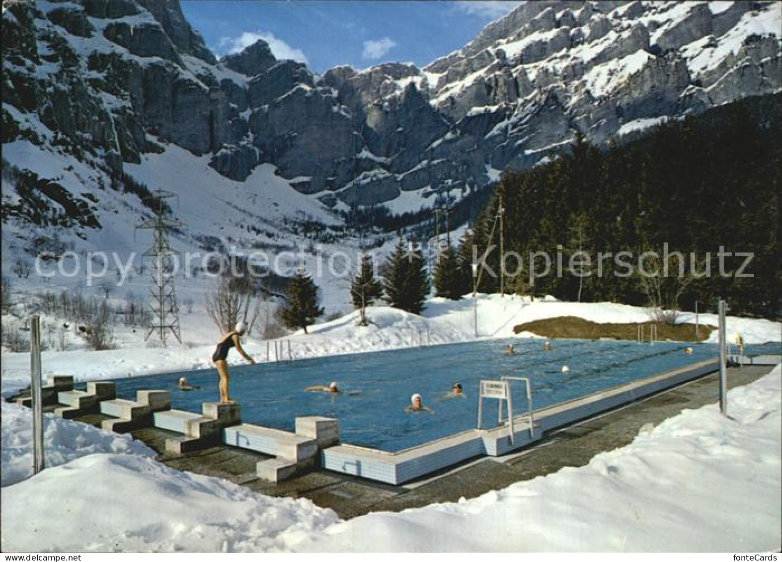12458557 Leukerbad Schwimmbad Im Winter Leukerbad - Sonstige & Ohne Zuordnung