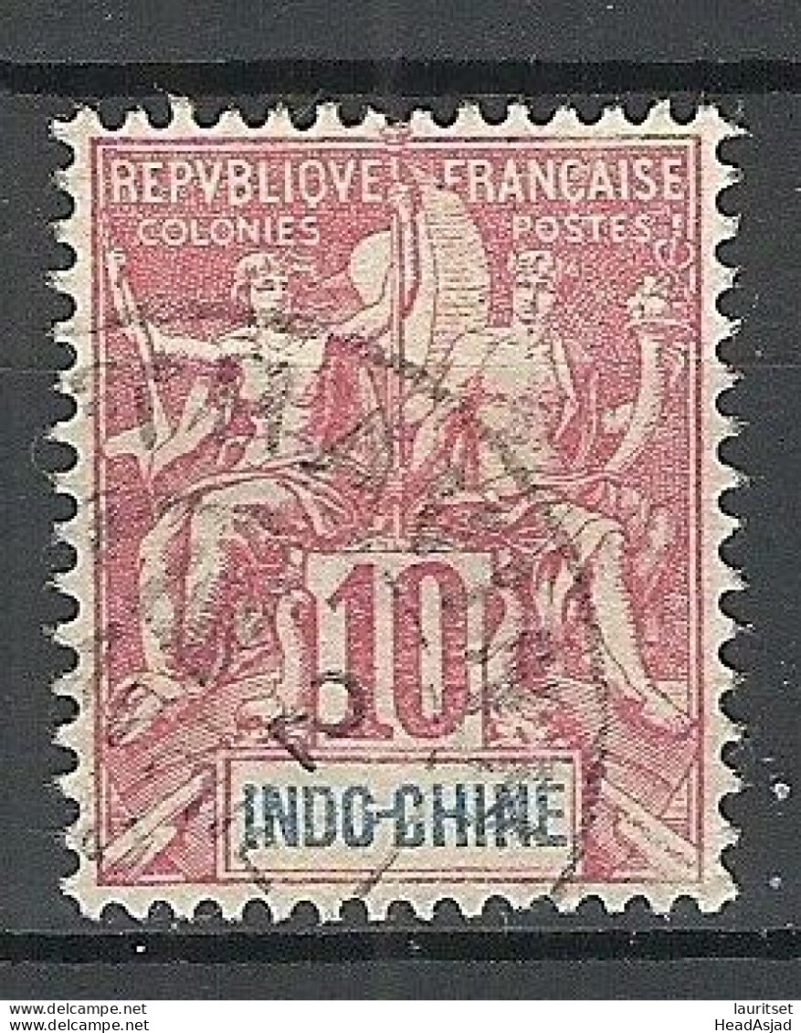 FRANCE Post In China Indo-Chine 1901 Michel 18 O - Usati
