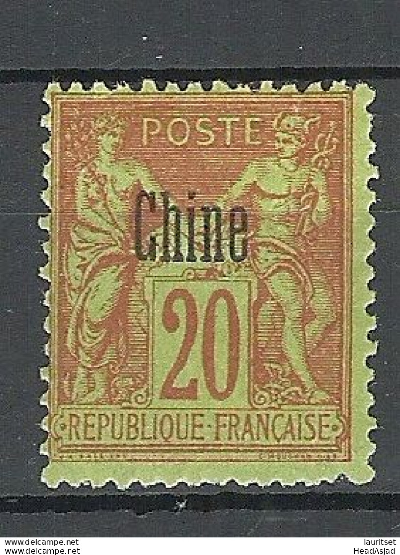 FRANCE Post In China 1894  Michel 4 * - Ungebraucht