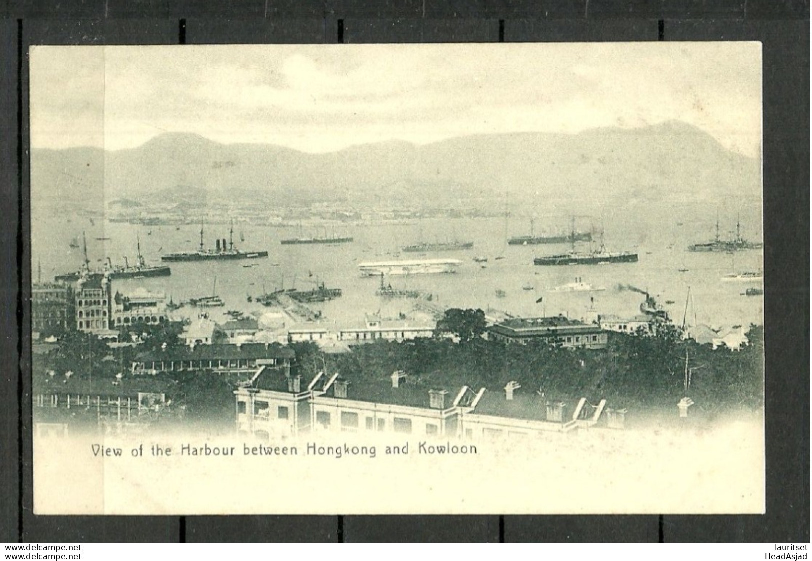 CHINA Hong Kong View Of The Harbour Between Hongkong And Kowloon Published By M. Sternberg Hong Kong, Unused - China (Hongkong)