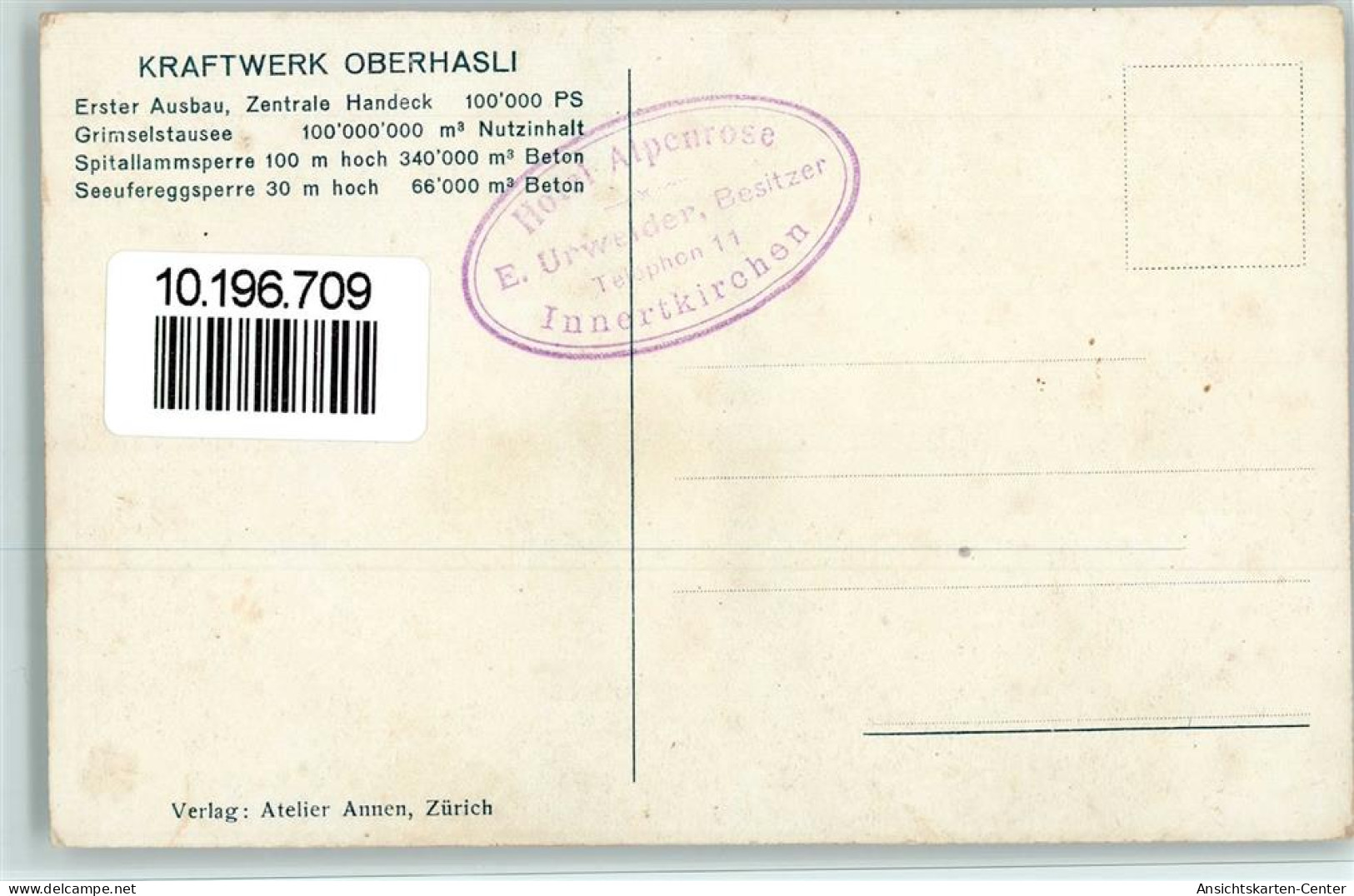 10196709 - Oberhasli - Sonstige & Ohne Zuordnung