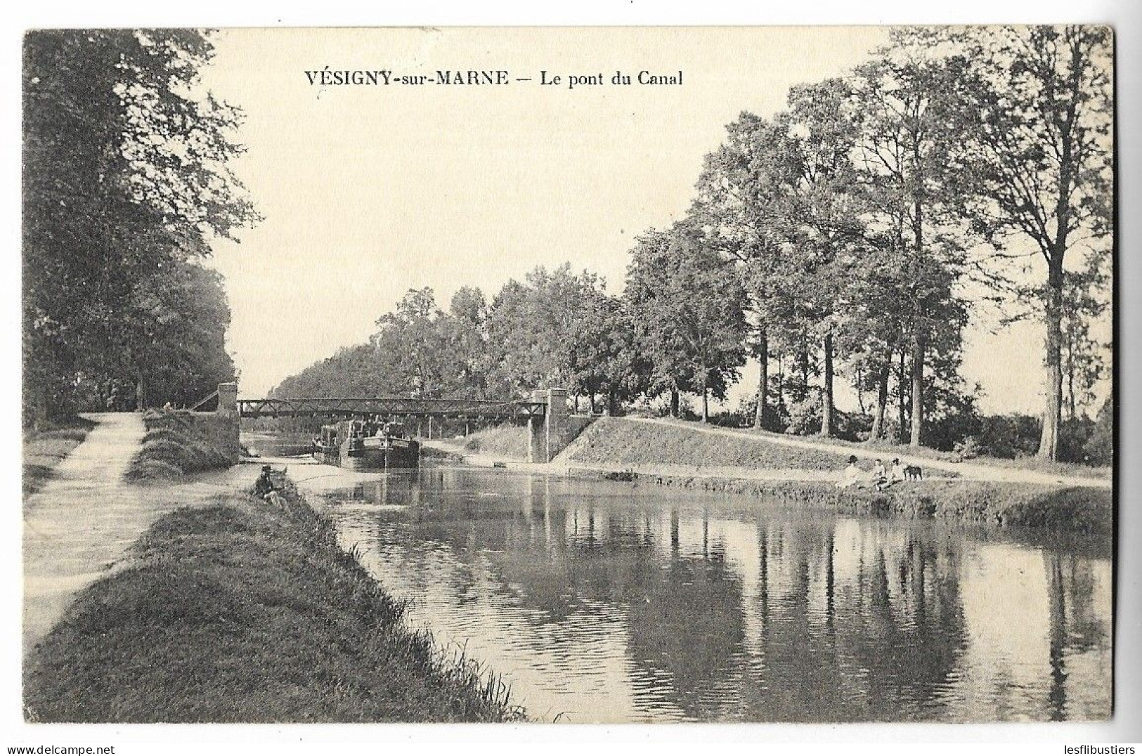 CPA 51 VESIGNY-SUR-MARNE Le Pont Du Canal - Andere & Zonder Classificatie