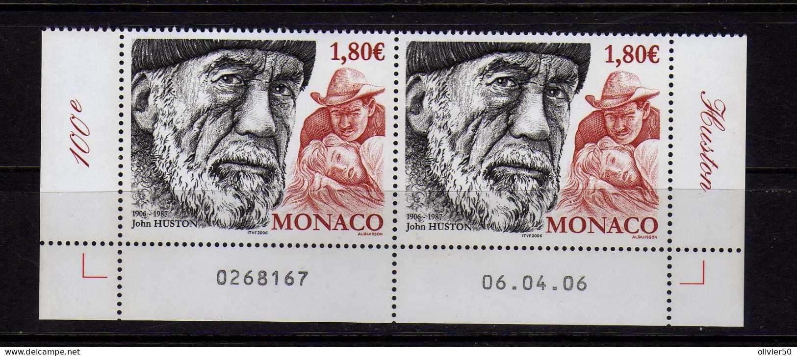 Monaco - 2006 -   Cinema - John Huston - Neufs** - MNH - Nuevos