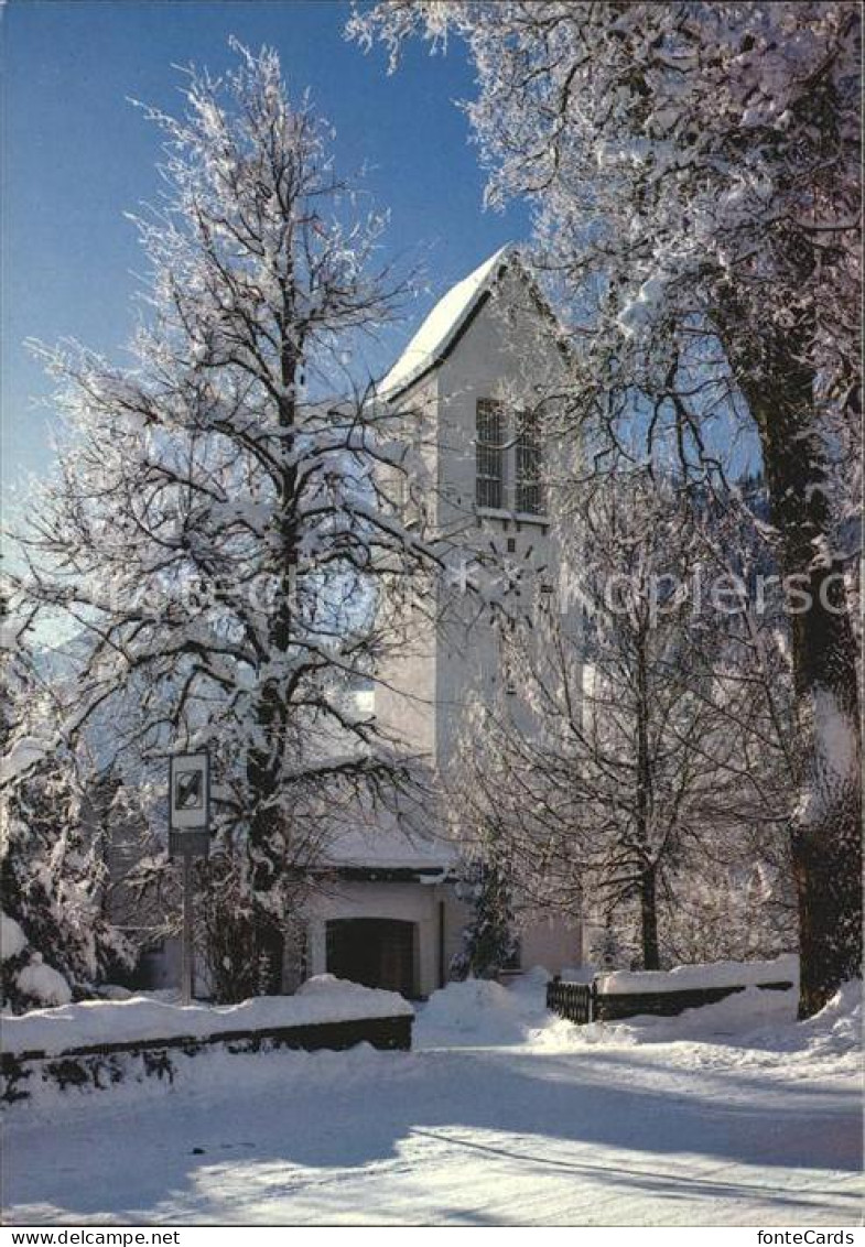 12456937 Lenk Simmental Protestantische Kirche Lenk Im Simmental - Sonstige & Ohne Zuordnung