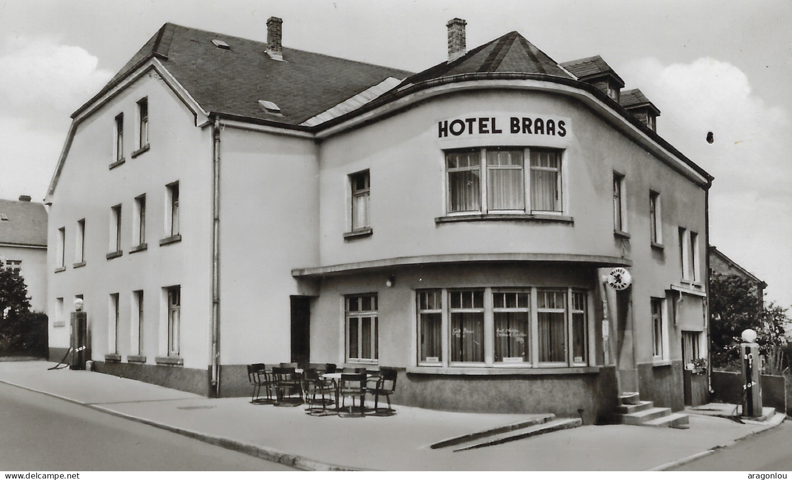 Luxembourg - Luxemburg - ESCHDORF  -  HÔTEL BRAAS  -  Photo Véritable  -  Ph.Heirand , Photogr. , Mersch  ( Carte Vierge - Altri & Non Classificati