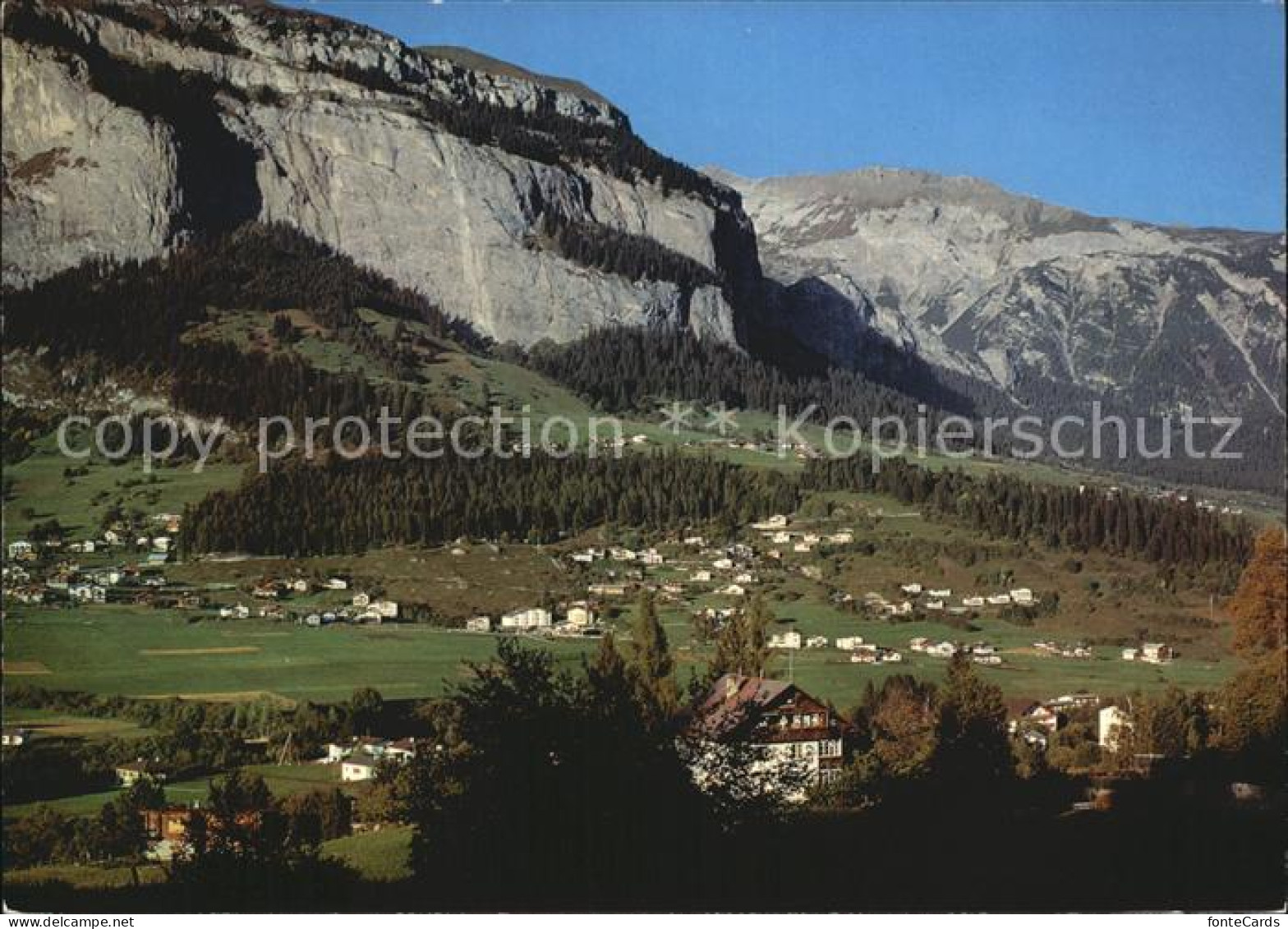 12456797 Flims Dorf Nerapleuna Und Caglims Mit Scheia Und Fidaz Flims Dorf - Autres & Non Classés