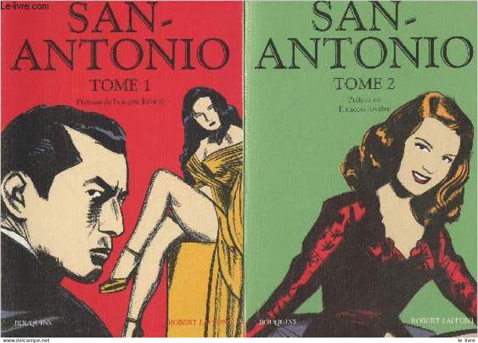 San-Antonio - Tomes 1 Et 2 - "Bouquins" - San-Antonio - 2011 - San Antonio