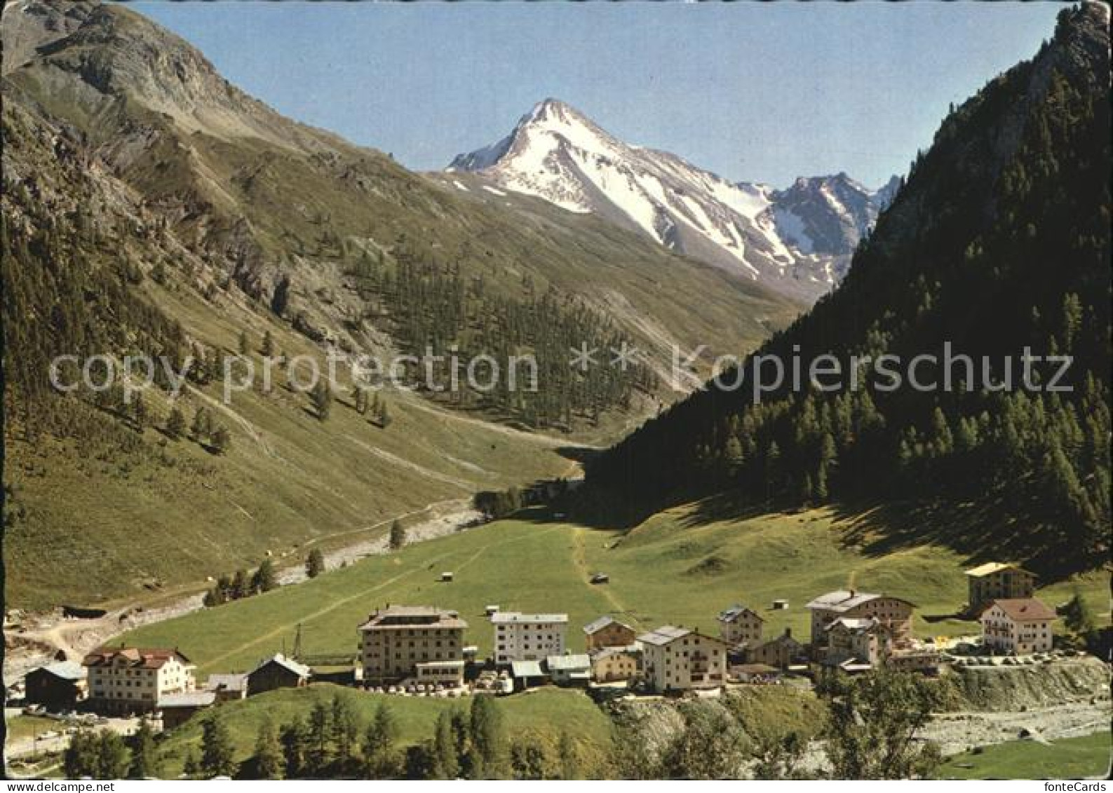 12450547 Samnaun Dorf Teilansicht Mit Mutter Samnaun Dorf - Autres & Non Classés