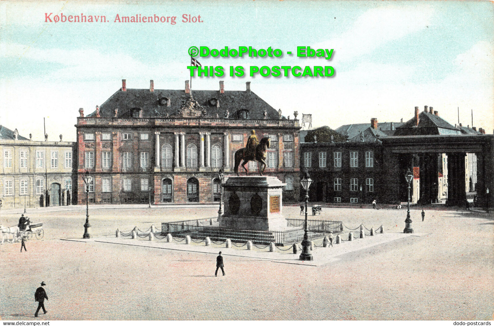 R412770 Kobenhavn. Amalienborg Slot. Alex. Vincents. No. 34 - World