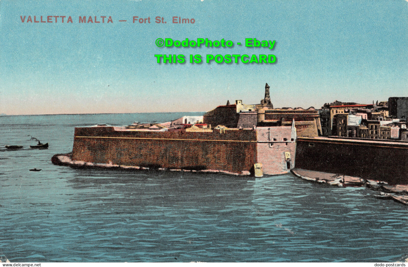 R413233 Valletta Malta. Fort St. Elmo. Vistato Dall Ufficio. N. 132. 1917 - World