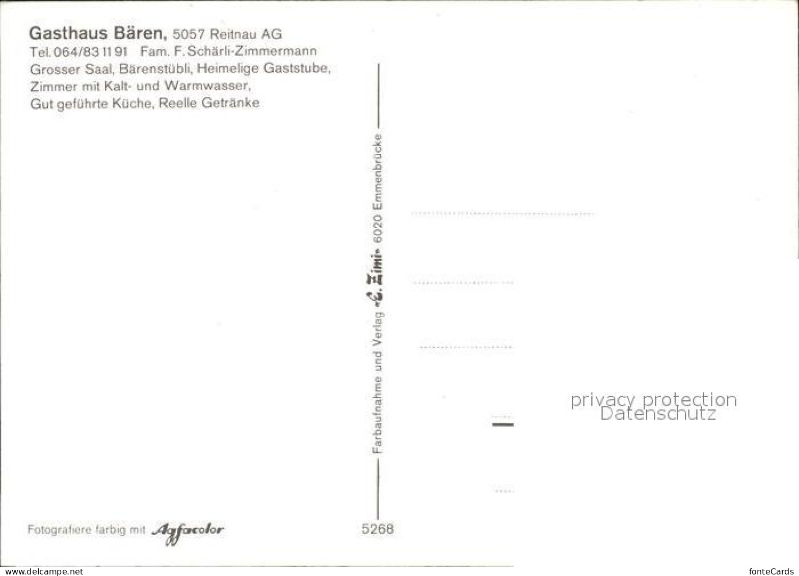 12432517 Reitnau Gasthaus Baeren Reitnau - Other & Unclassified