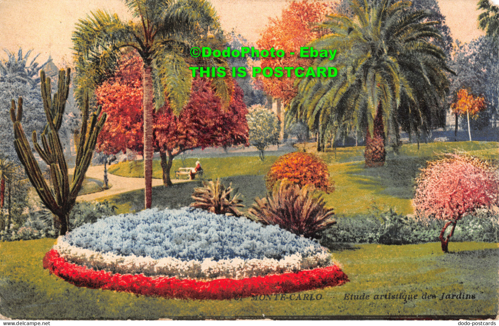 R413236 Monte Carlo. Etude Artistique Des Jardins. Lemaitre. 1924 - World