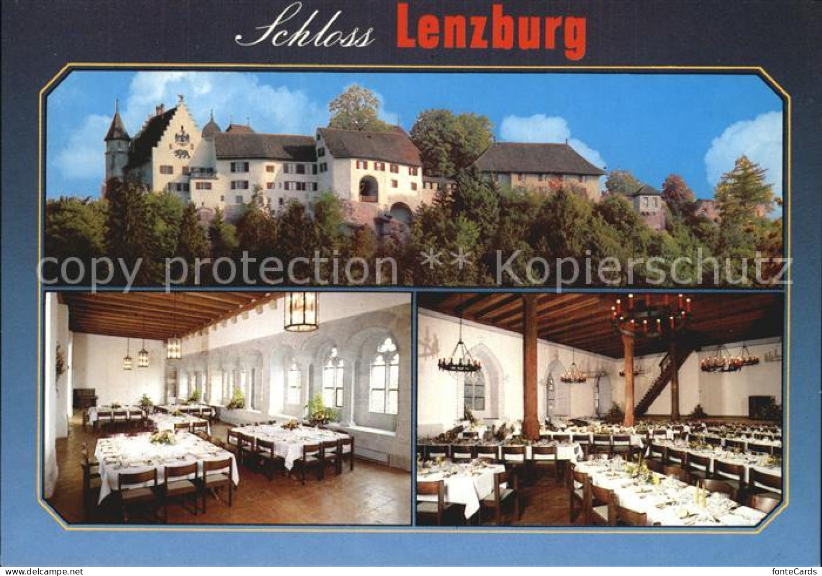 12429627 Lenzburg Schloss Lenzburg Speisesaal Lenzburg - Autres & Non Classés