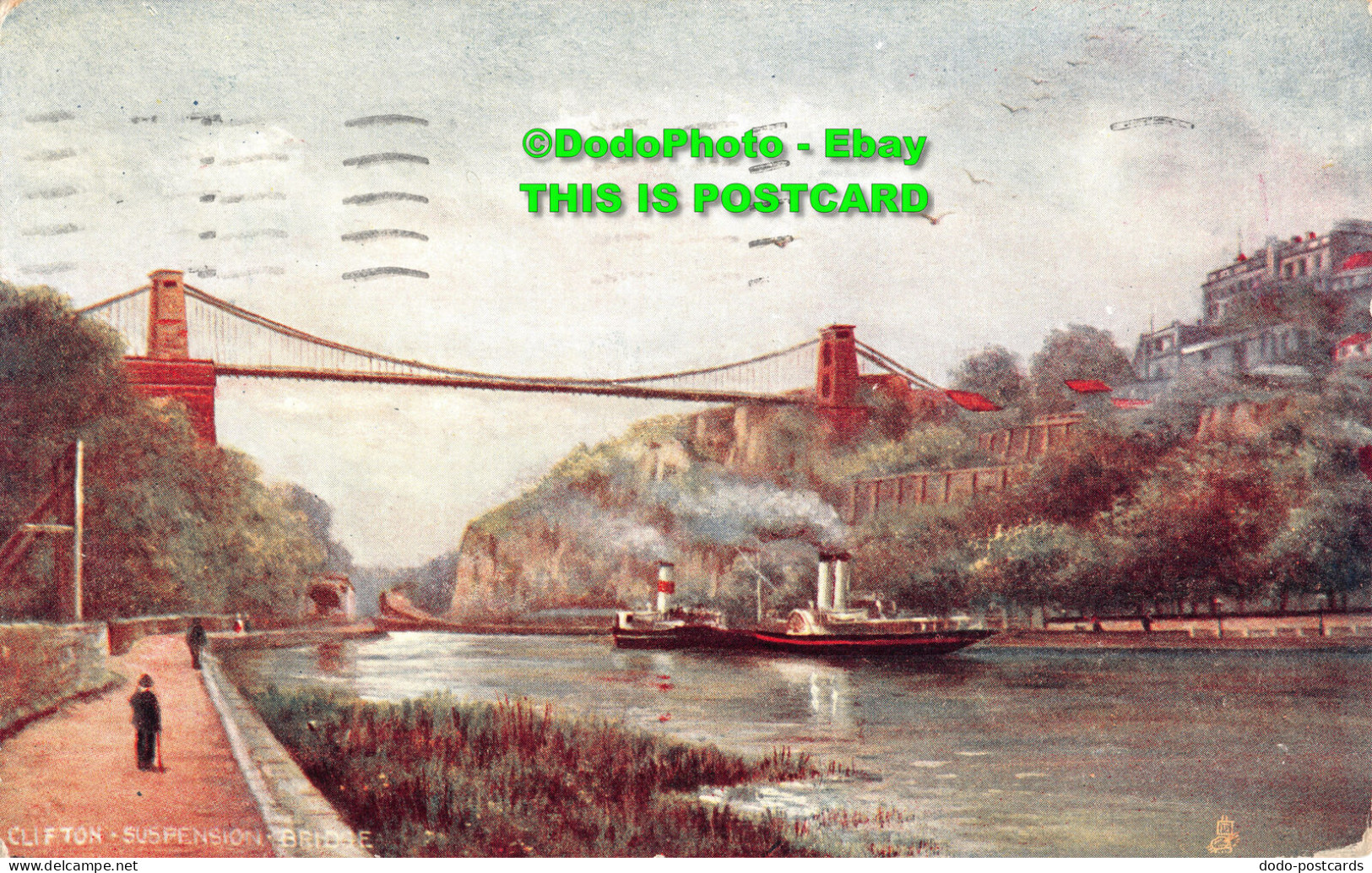 R412781 Clifton. Suspension Bridge. Tuck. Oilette. Postcard 1785. 1923 - World