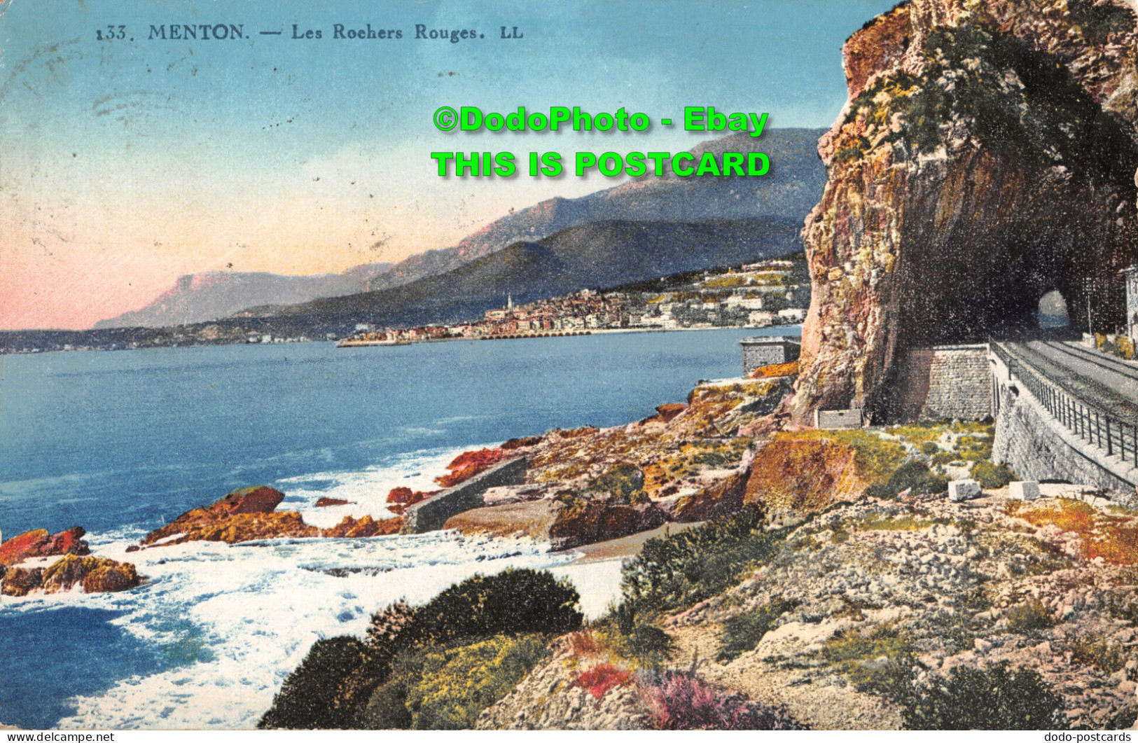 R413242 Menton. Les Rochers Rouges. LL. 133. Levy And Neurdein Reunis - World