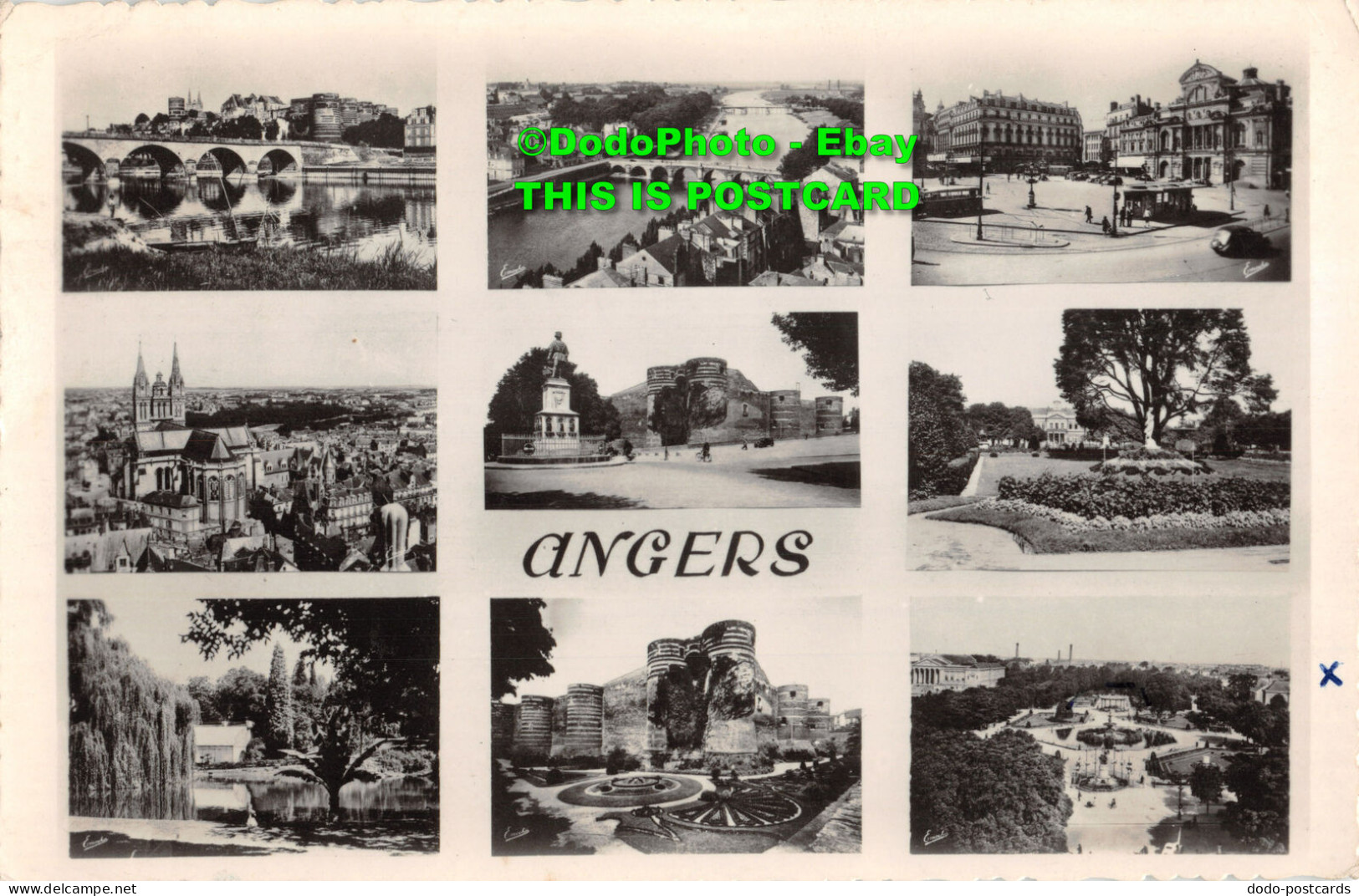 R412387 Angers. 235. M. And L. 9 Vues Express. M. Chretien. 1950. Multi View - World