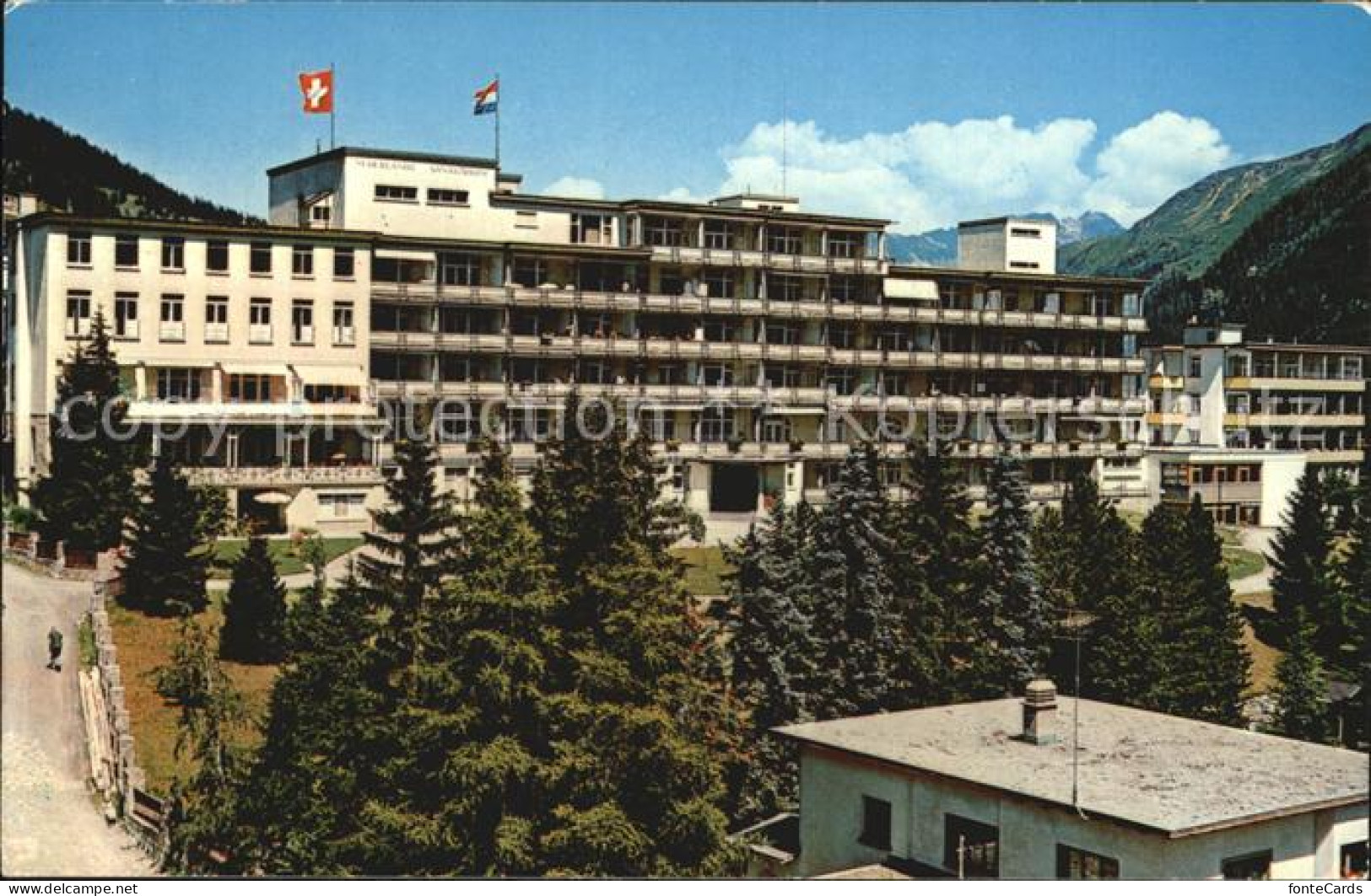 12424267 Davos GR Niederlands Sanatorium En Astmakliniek Eugenia Davos Platz - Other & Unclassified