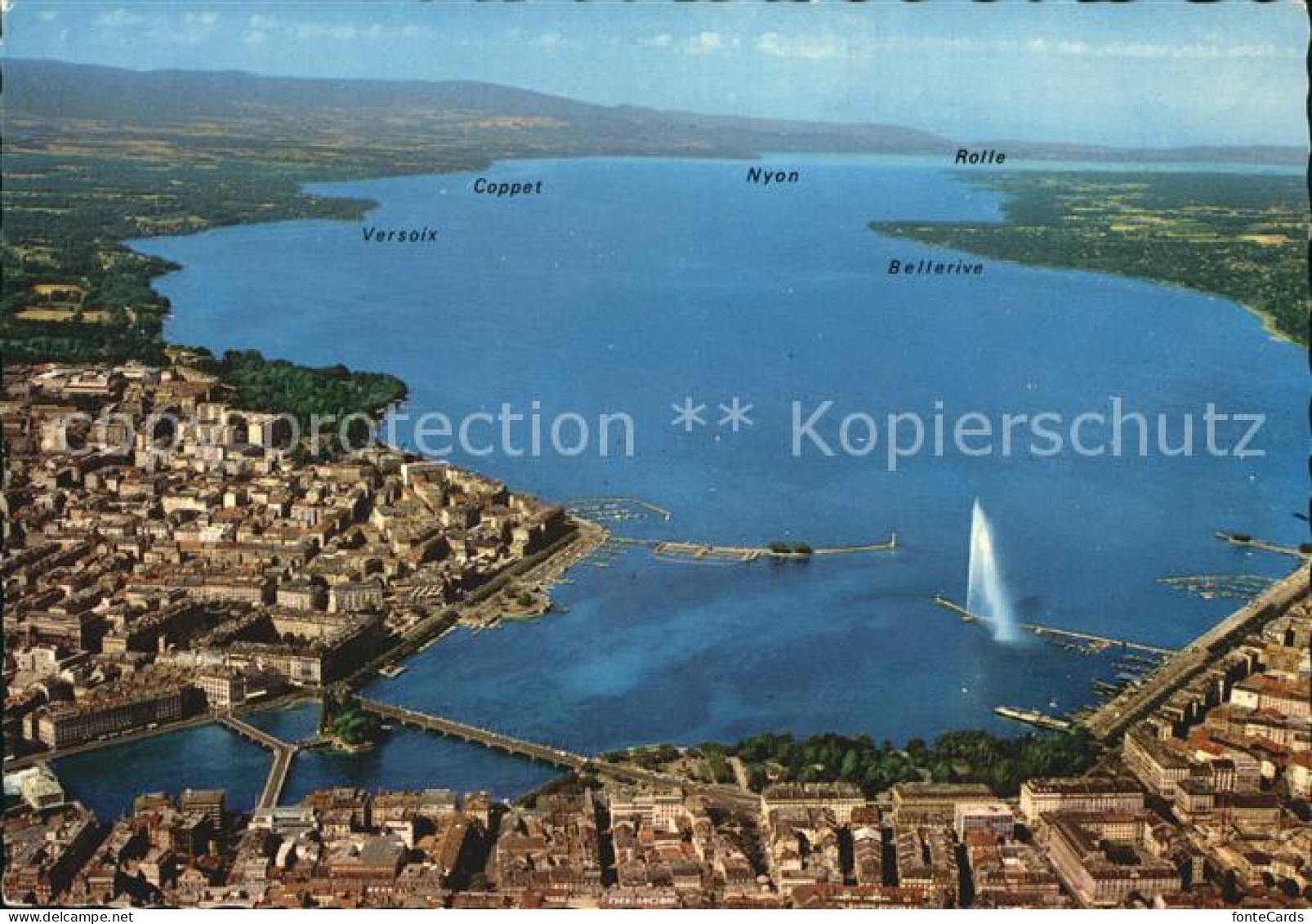 12416657 Geneve GE Vue Aerienne Geneve - Andere & Zonder Classificatie