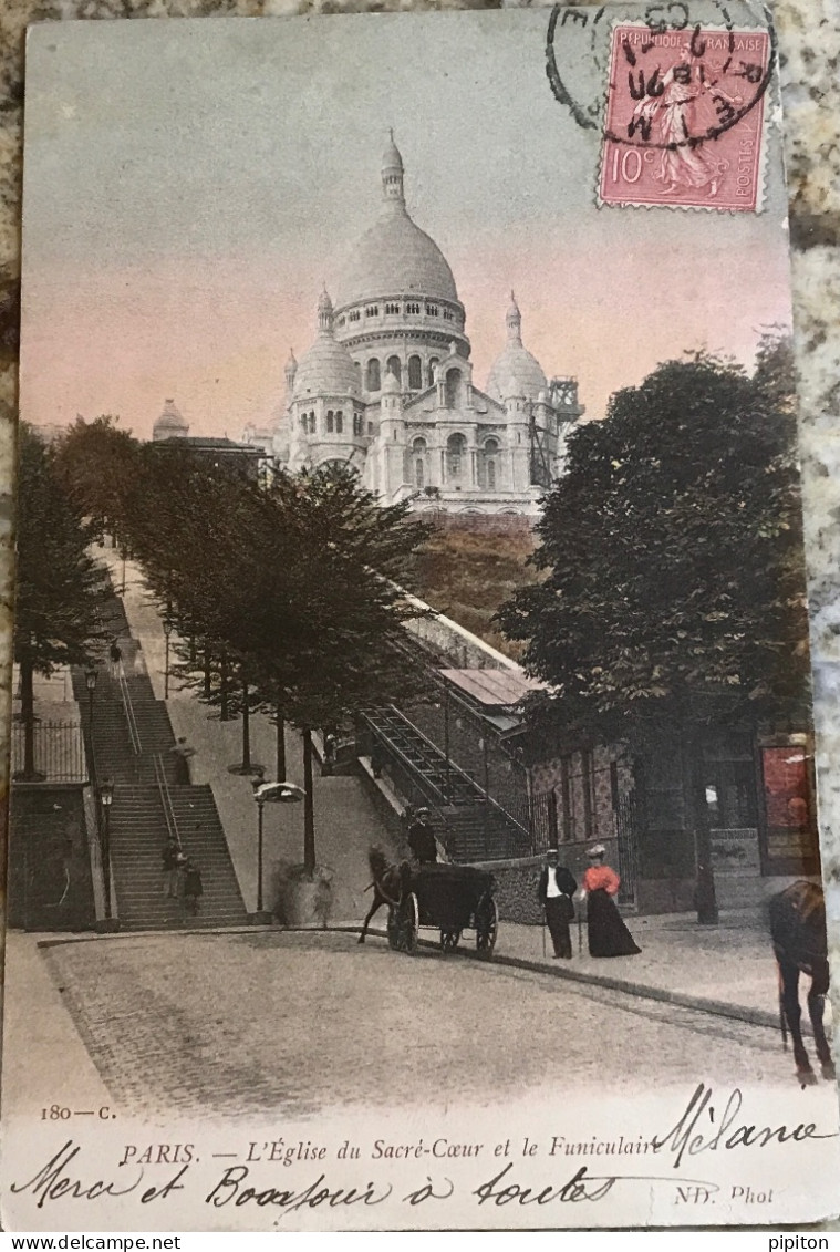 L'église Du Sacre Cœur Et Le Funiculaire - Sacré Coeur