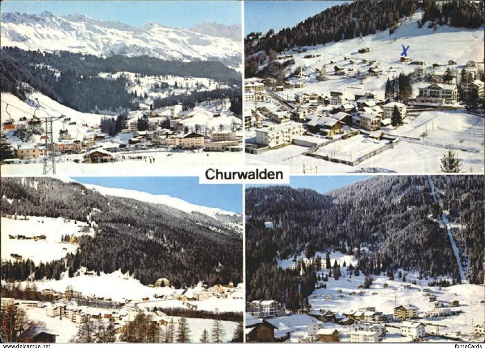 12381617 Churwalden Skigebiet Pradaschier Alp Staetz Churwalden - Andere & Zonder Classificatie