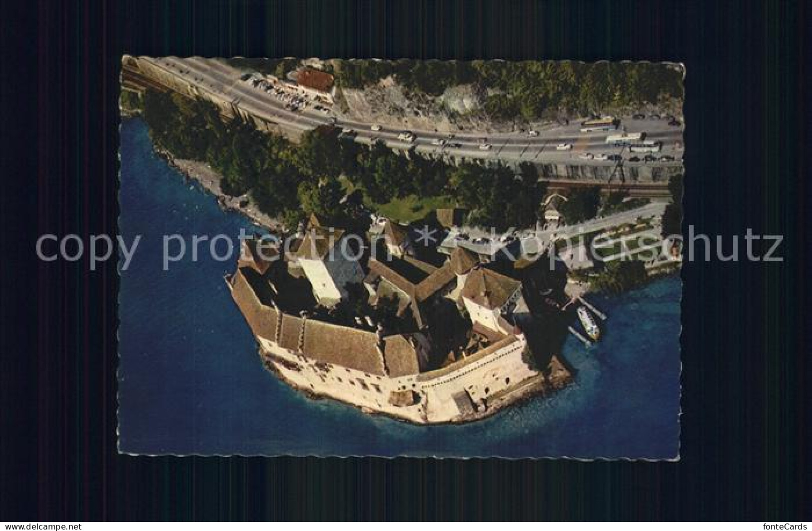 12379347 Chillon Chateau Vu D Avion Lac Leman Genfersee Montreux - Autres & Non Classés
