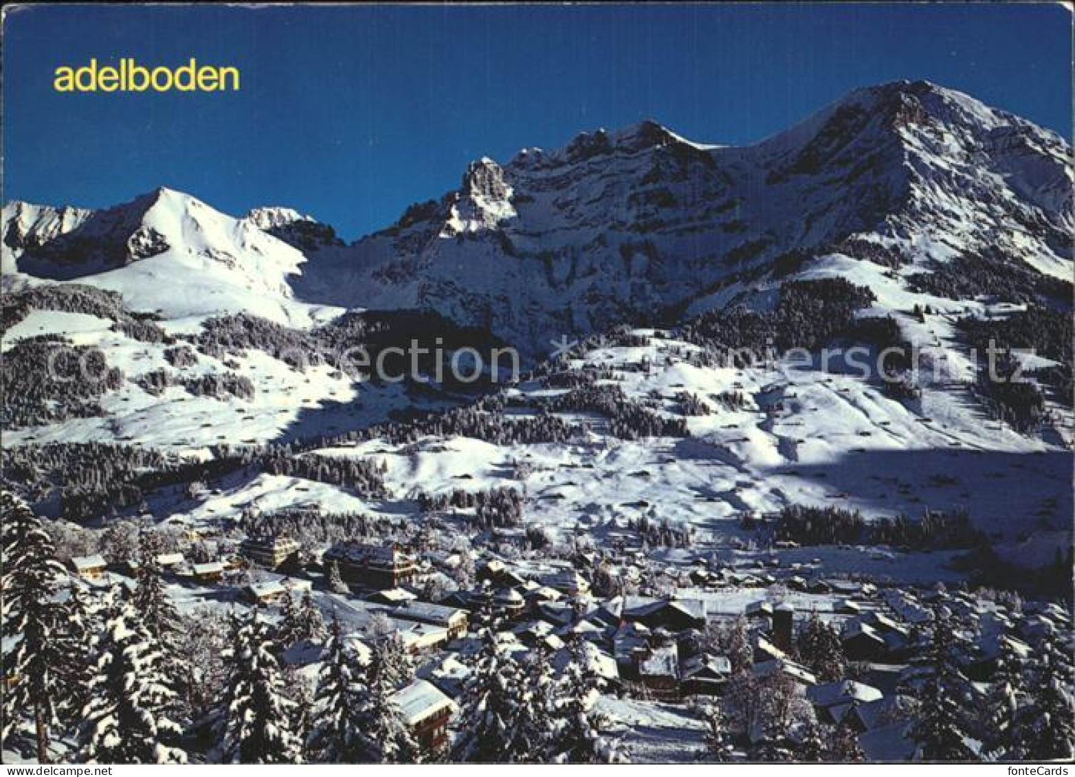 12377437 Adelboden Mit Bonderspitz Und Lohner Adelboden BE - Andere & Zonder Classificatie