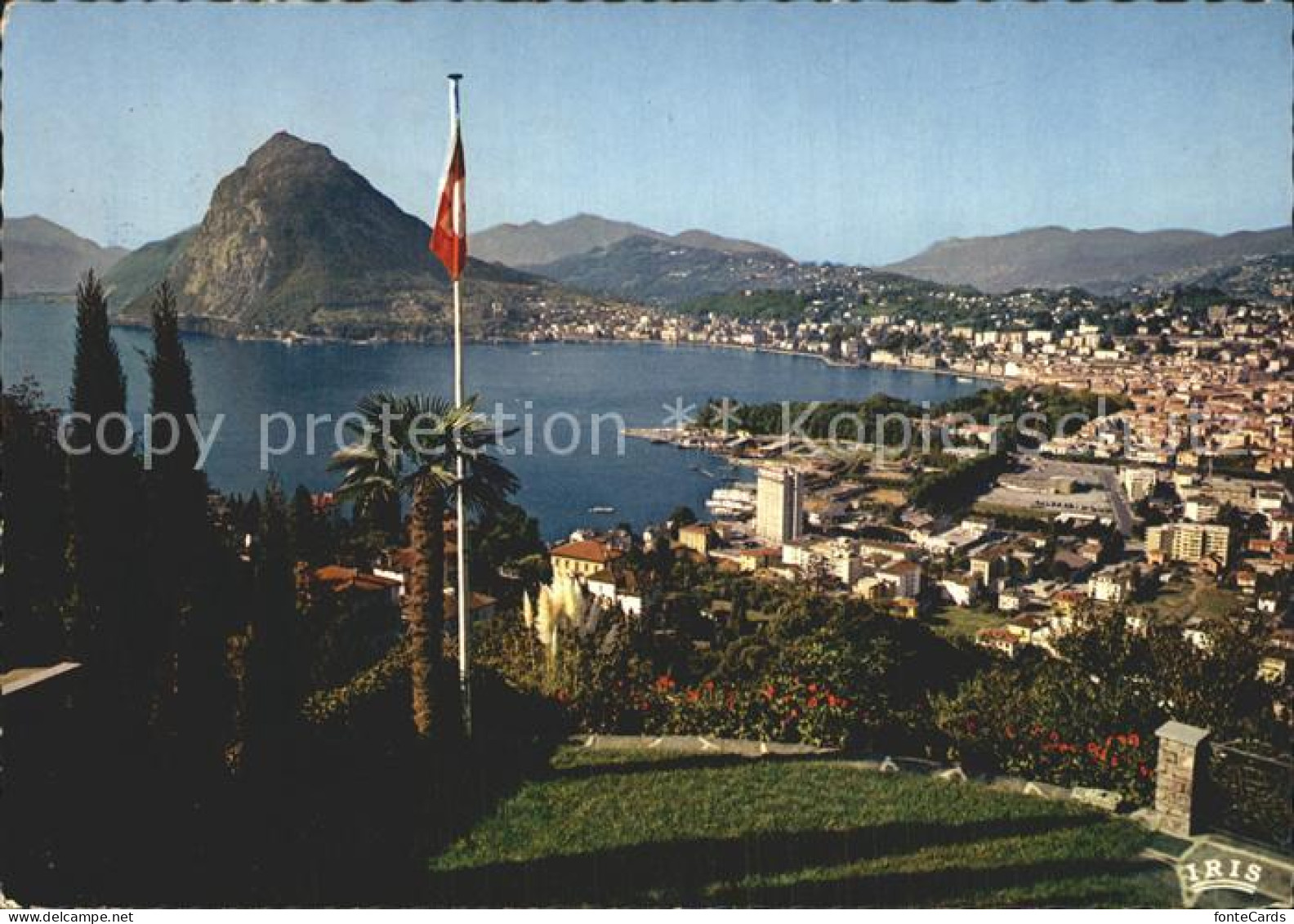 12377267 Lugano TI Vista Generale Con Il San Salvatore Lugano - Other & Unclassified