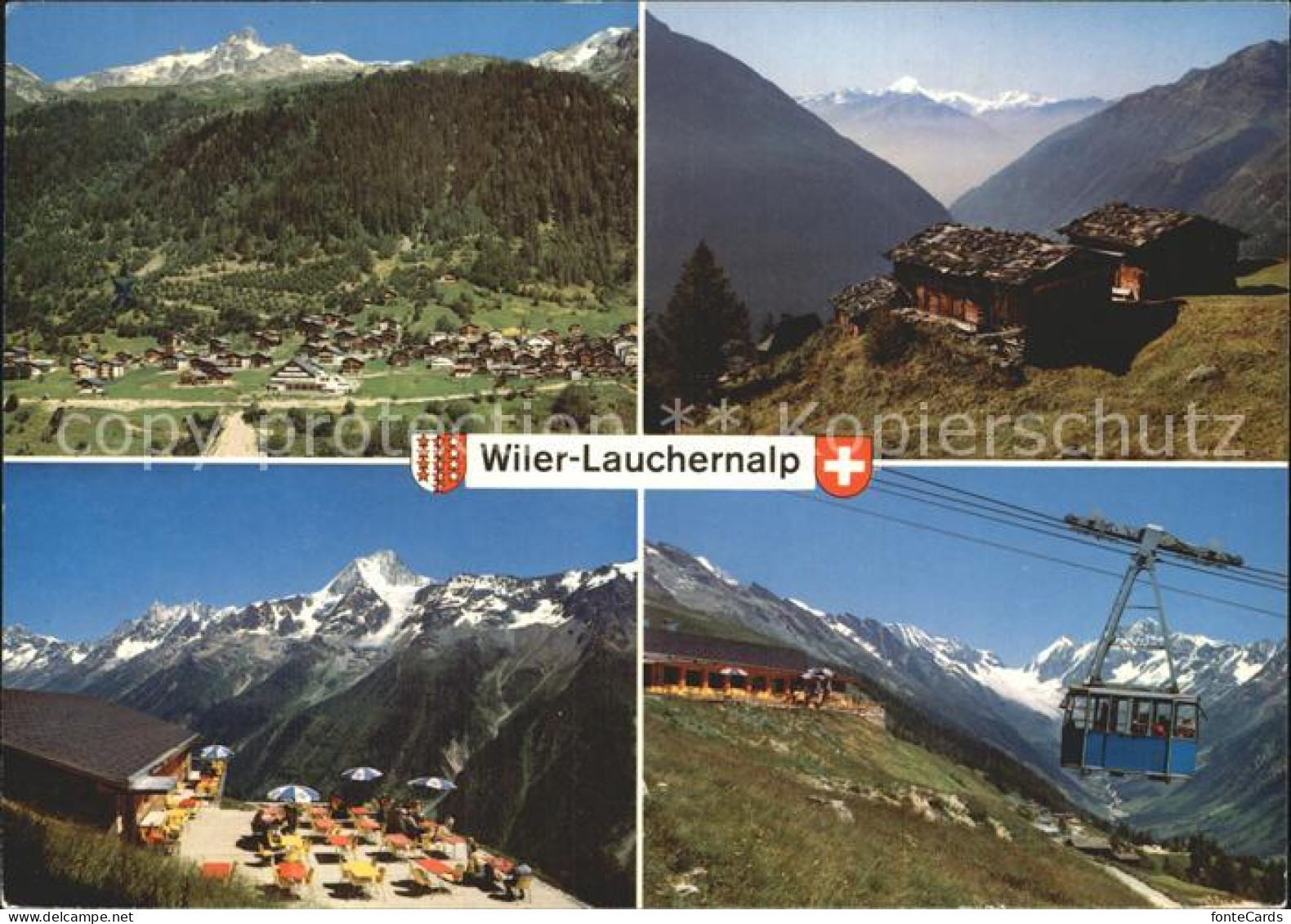 12371357 Wiler Loetschental Lauchernalp Weisshorn Loetschenluecke Wiler Loetsche - Sonstige & Ohne Zuordnung