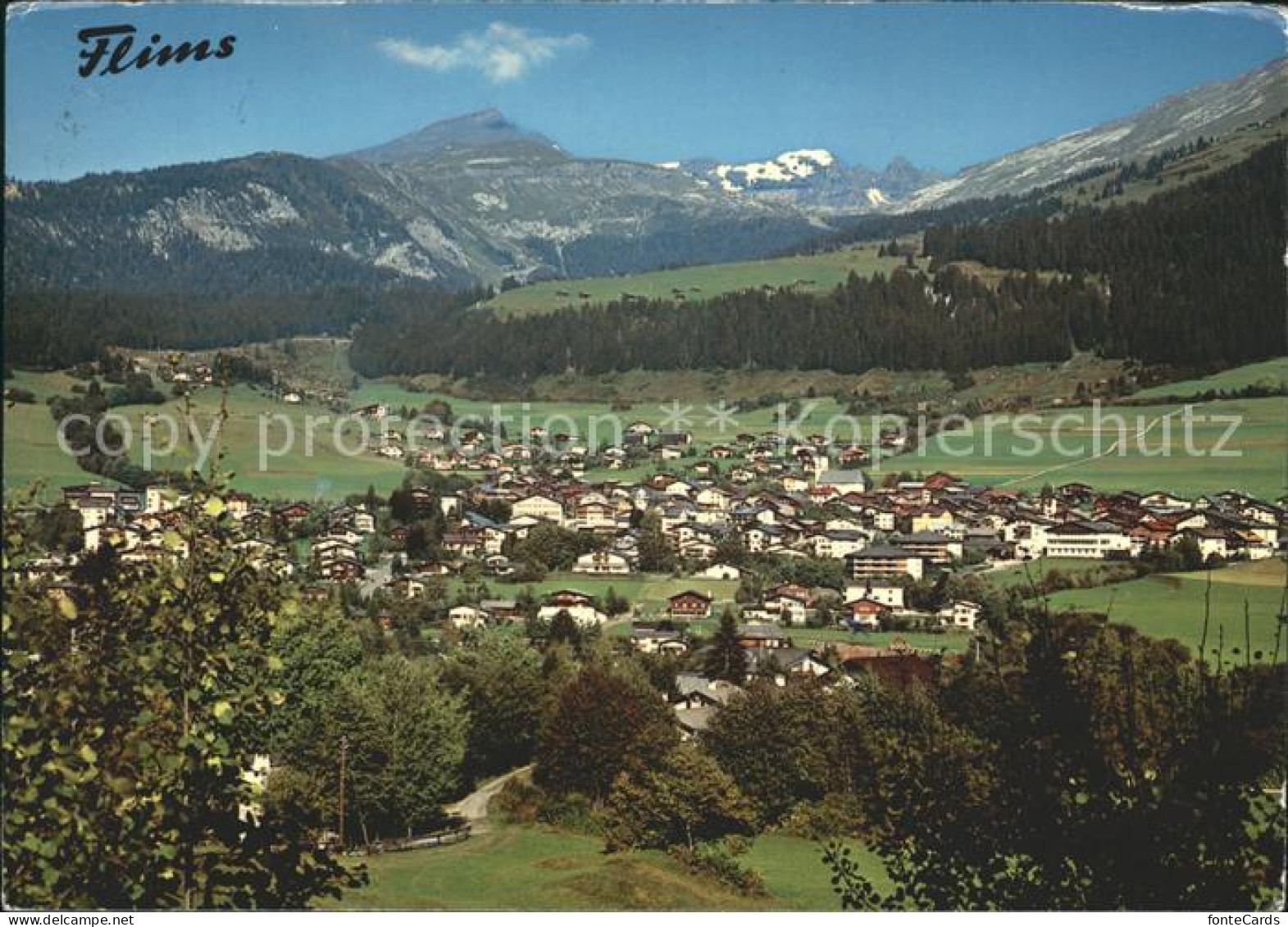 12371047 Flims Dorf Piz Grisch Tschingelhorner Flims Dorf - Andere & Zonder Classificatie