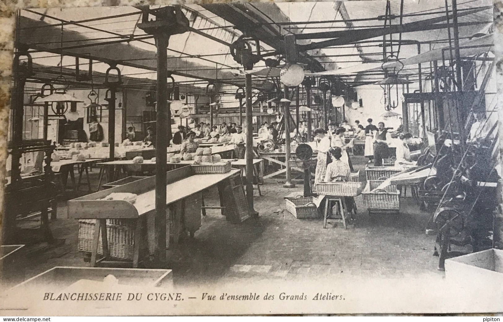 Blanchisserie Du Cygne Vue D Ensemble Des Grands Ateliers - Petits Métiers à Paris