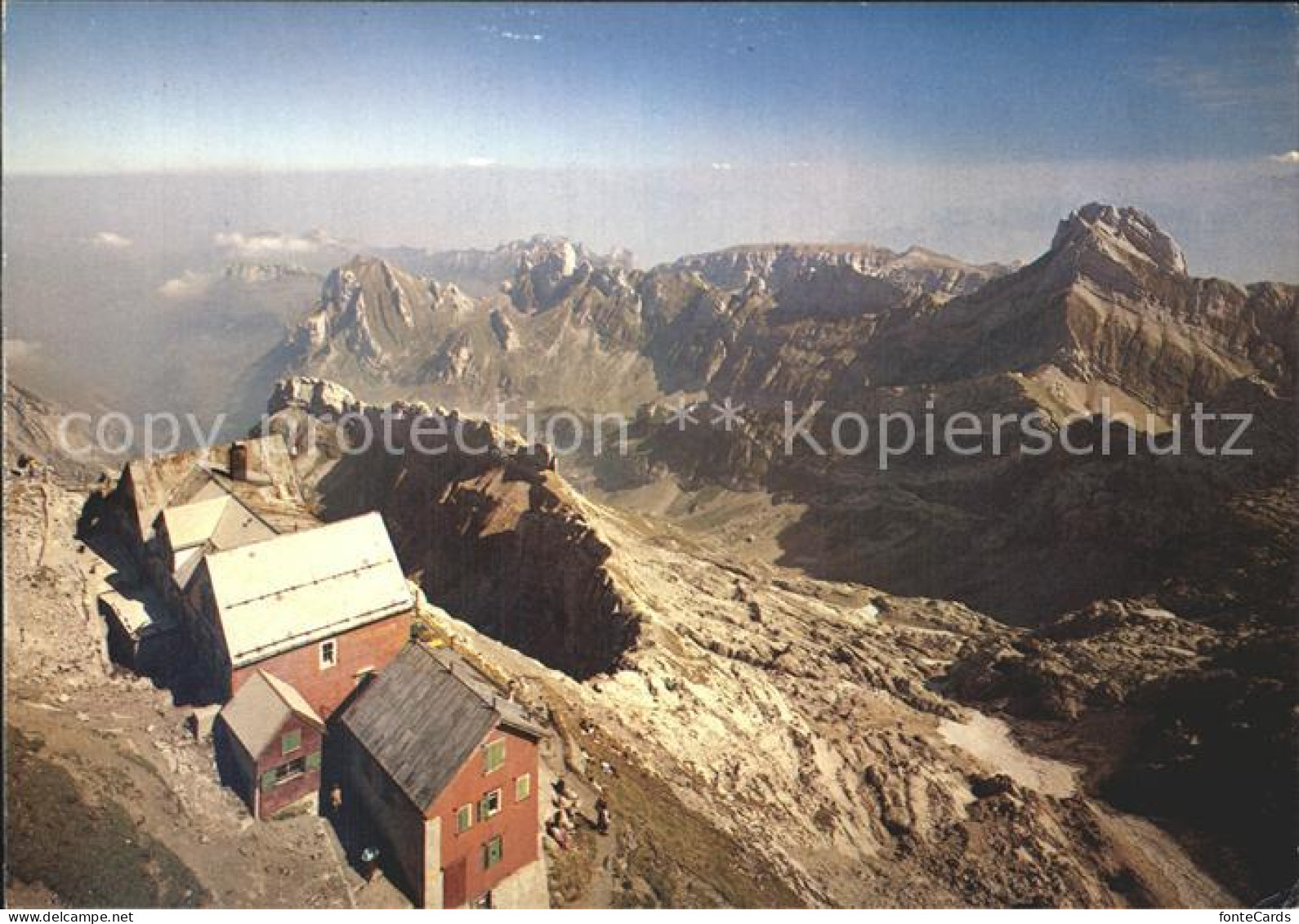 12367927 Saentis AR Fliegeraufnahme Alpenpanorama Saentis AR - Andere & Zonder Classificatie