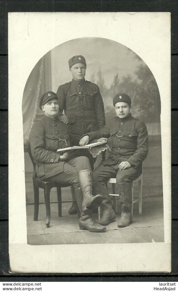 Estland Estonia 1920ies ? Photopostkarte Military Soldaten Soldiers In Uniform Army - Guerra, Militari