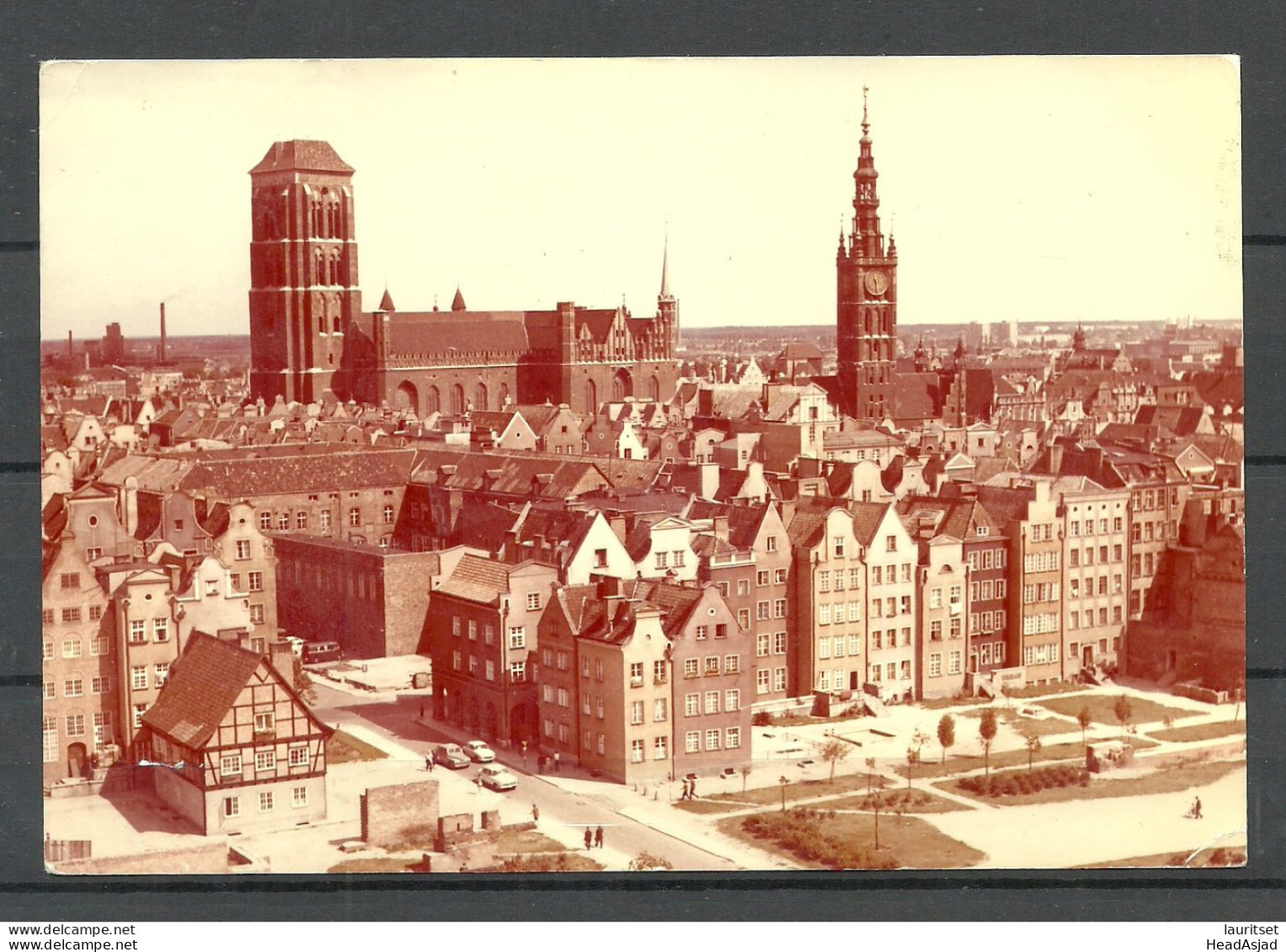 Germany Poland Danzig GDAŃSK Photo Card, Used, Sent To Finland - Poland