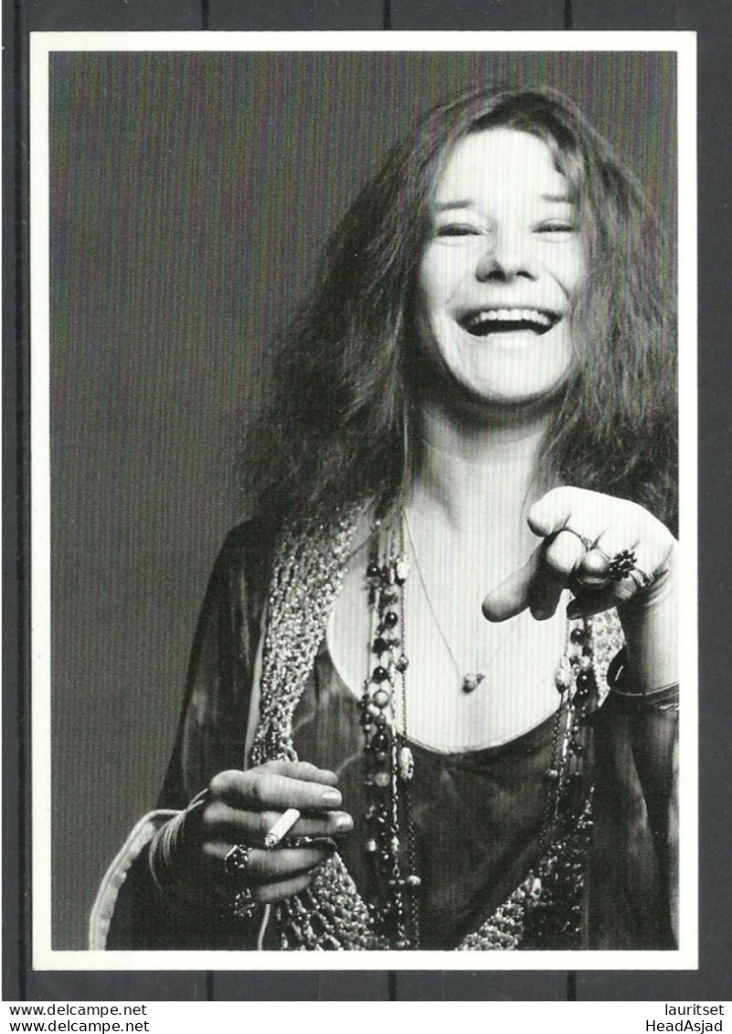 American Singer And Songwriter Janis Joplin, Photograph By Fr. Scavullo (1969), Unused - Musik Und Musikanten